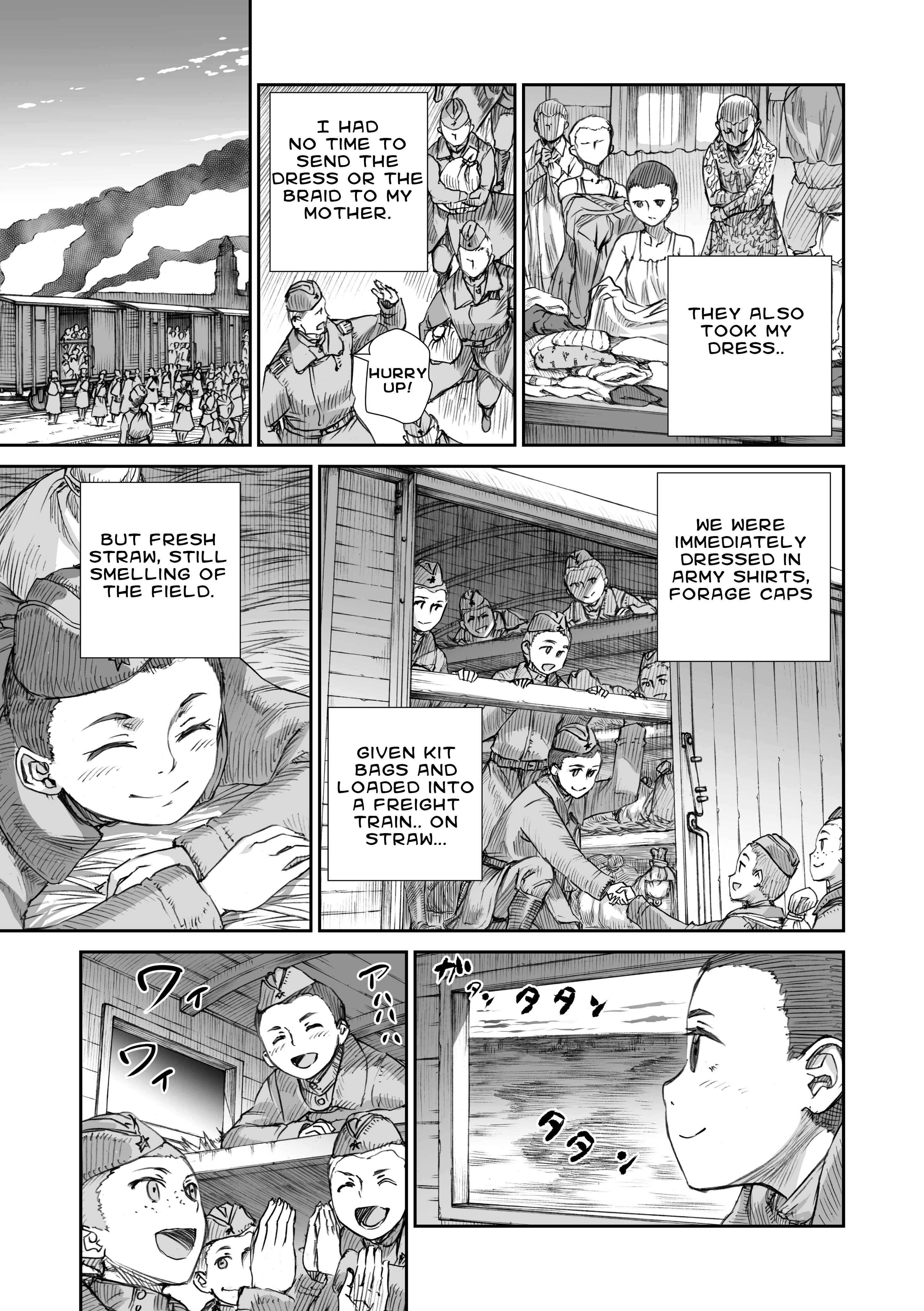 Page 15 Chapter 9 Sensou wa Onna no Kao wo Shiteinai