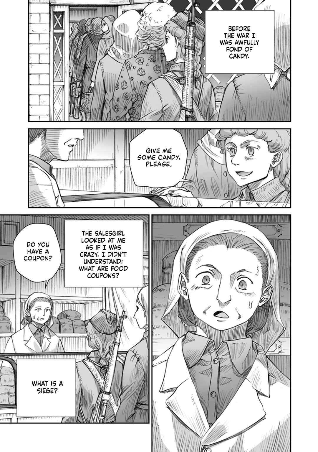 Page 11 Chapter 22 Sensou wa Onna no Kao wo Shiteinai
