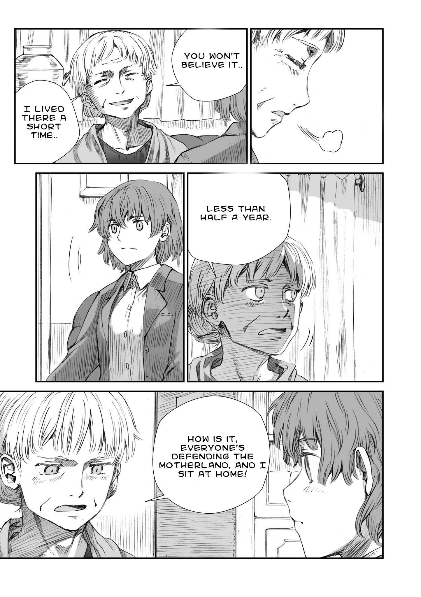 Page 13 Chapter 7 Sensou wa Onna no Kao wo Shiteinai