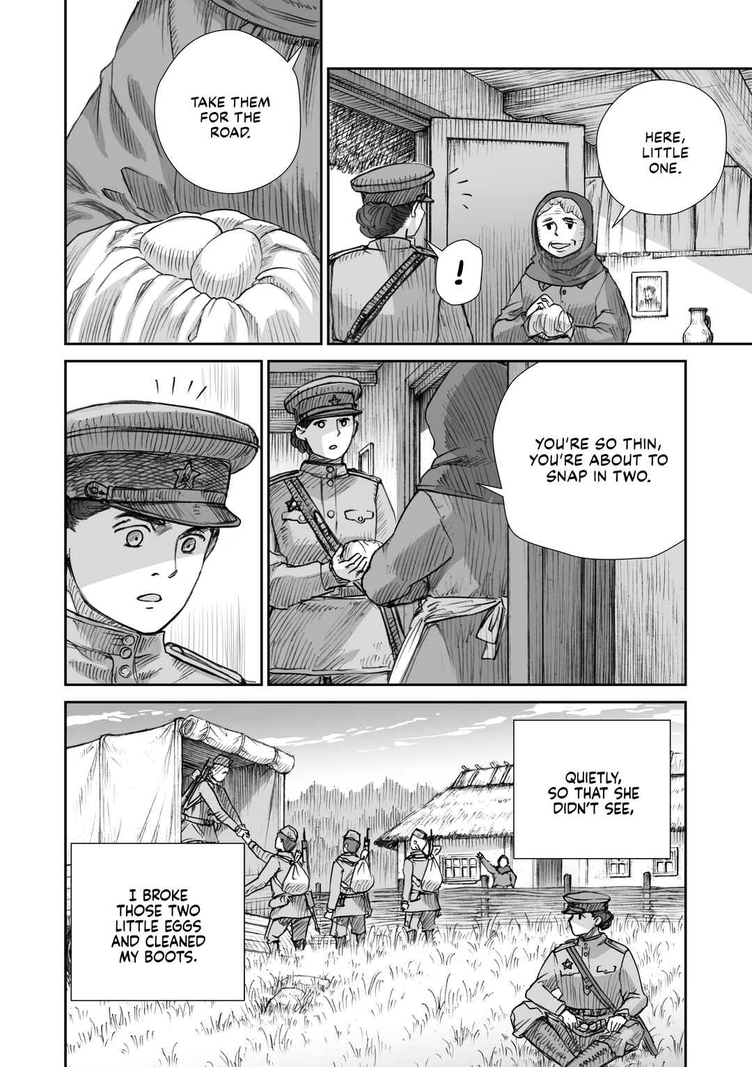 Page 12 Chapter 26.4 Sensou wa Onna no Kao wo Shiteinai