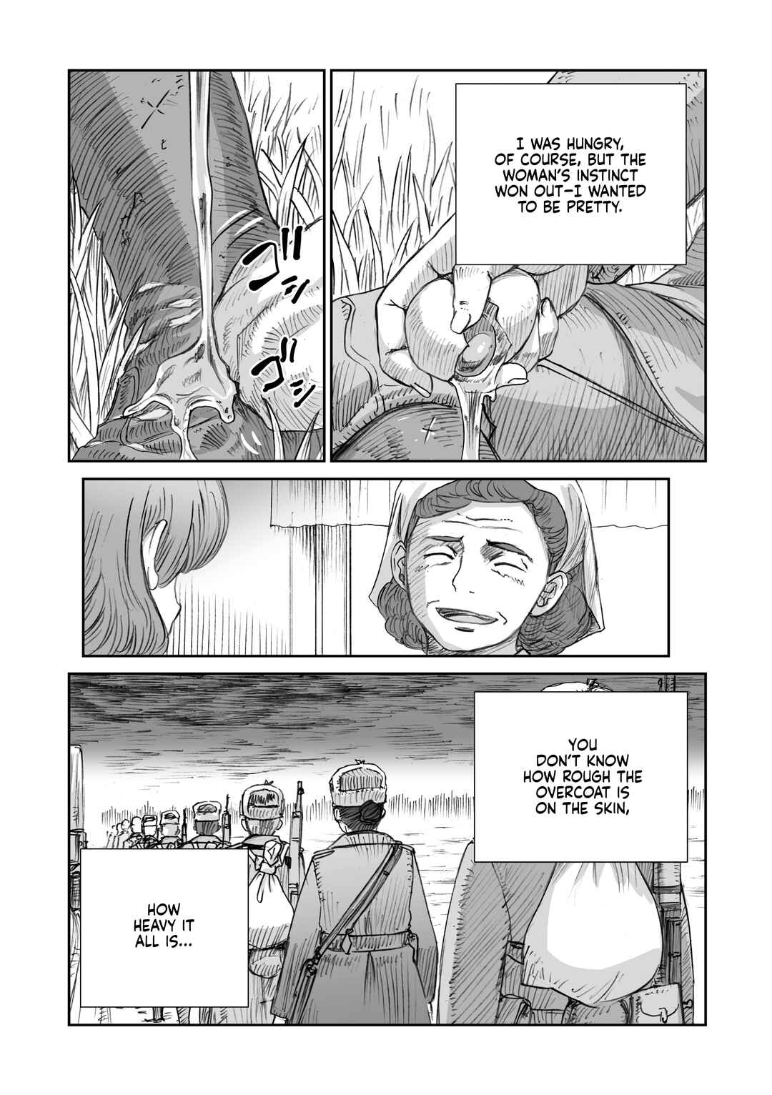 Page 13 Chapter 26.4 Sensou wa Onna no Kao wo Shiteinai
