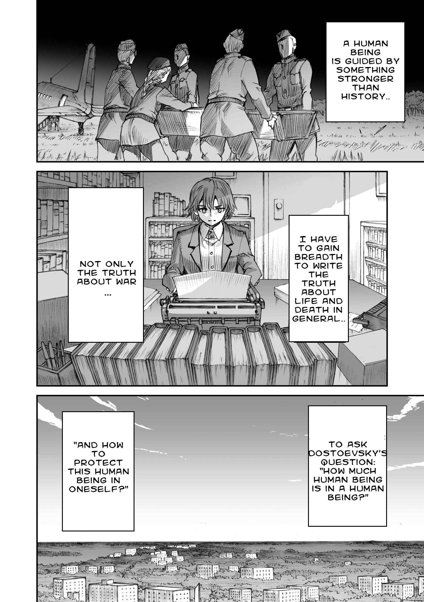 Page 16 Chapter 8 Sensou wa Onna no Kao wo Shiteinai