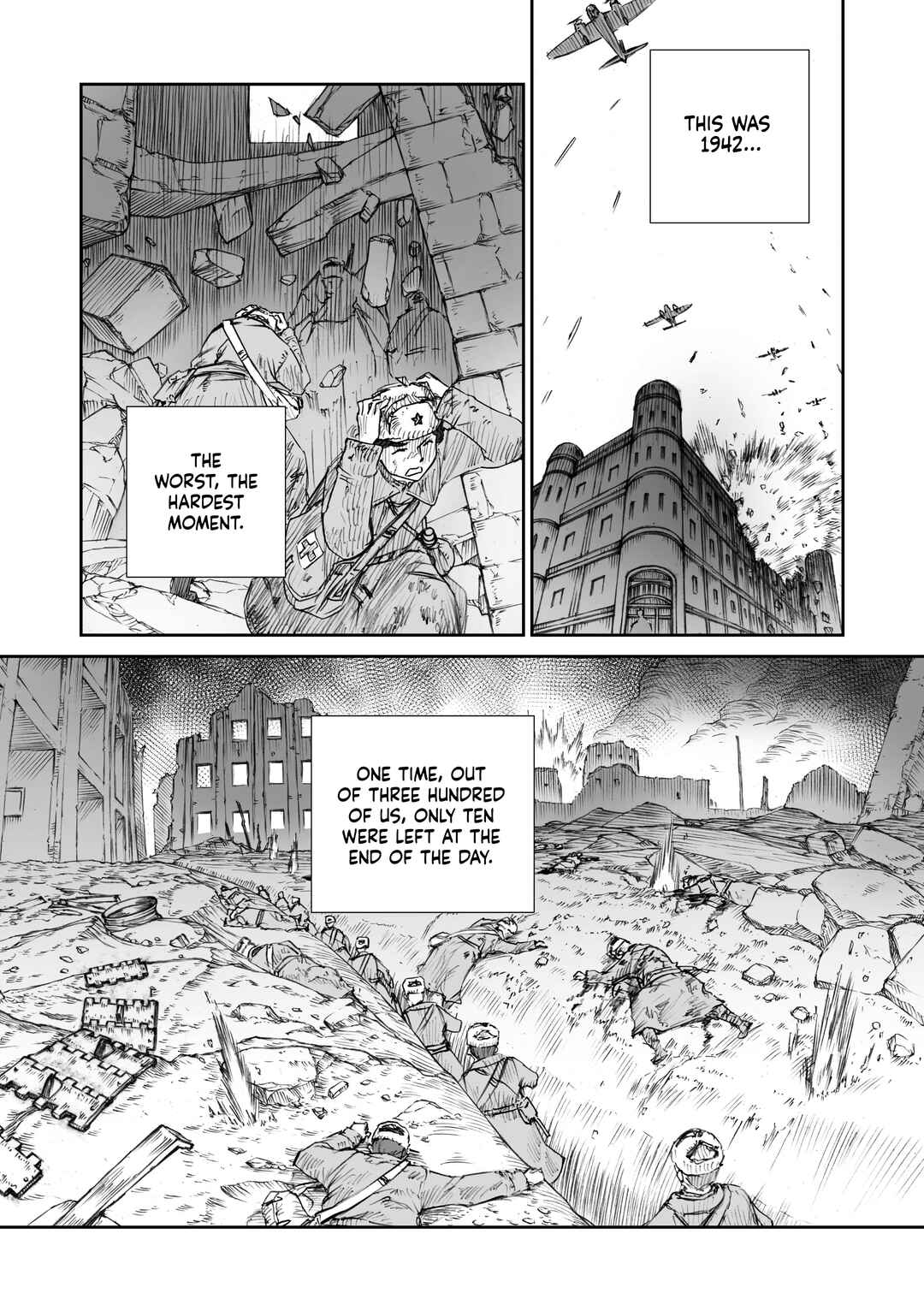 Page 11 Chapter 16.2 Sensou wa Onna no Kao wo Shiteinai