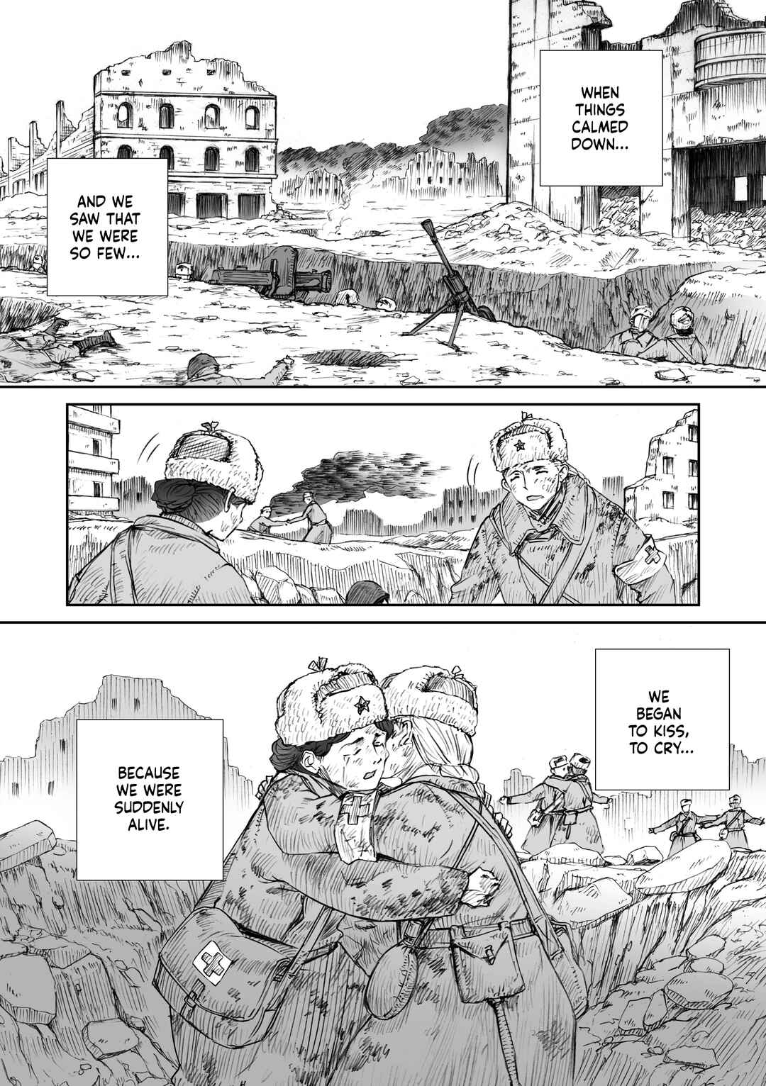 Page 12 Chapter 16.2 Sensou wa Onna no Kao wo Shiteinai