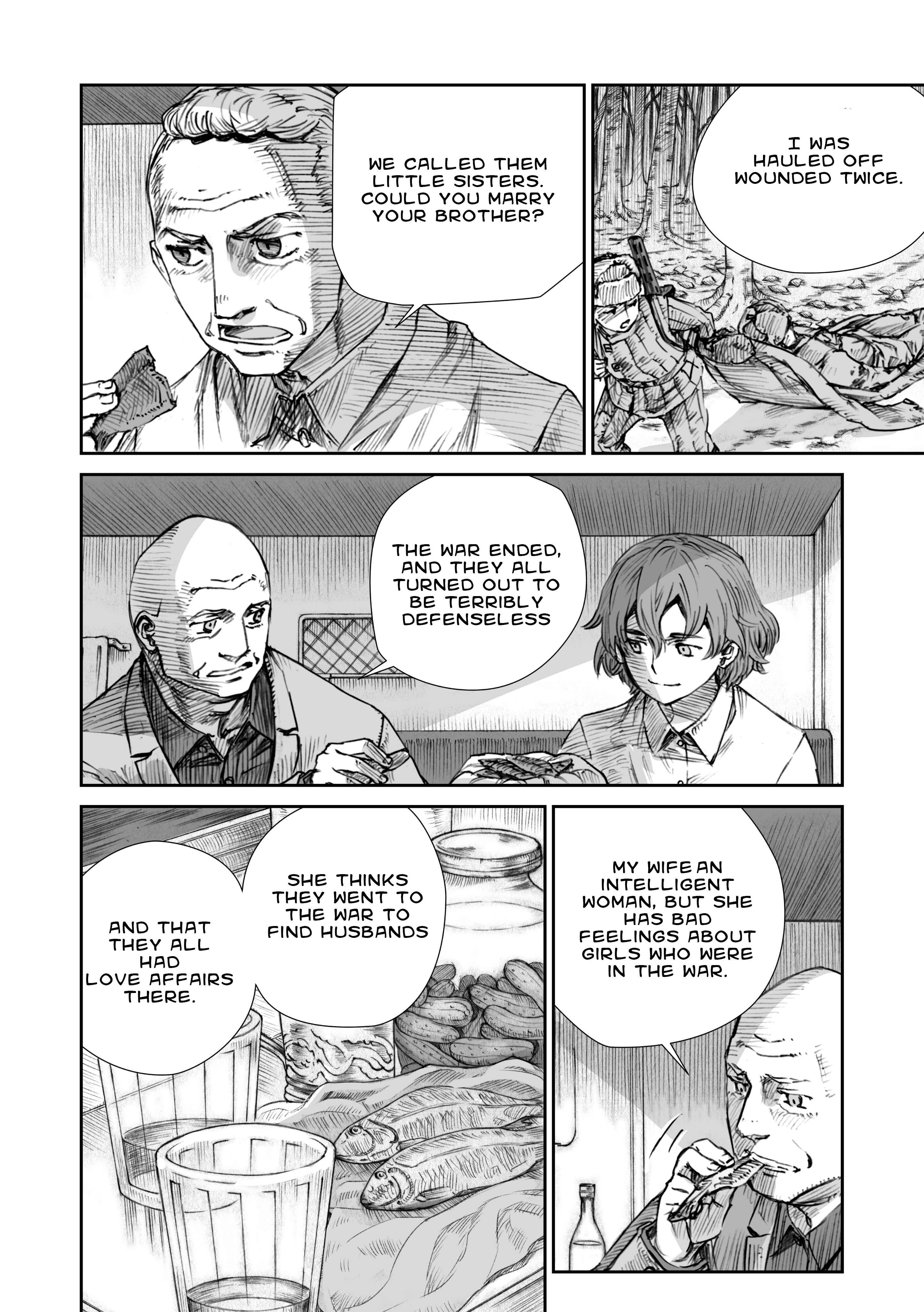 Page 16 Chapter 10 Sensou wa Onna no Kao wo Shiteinai