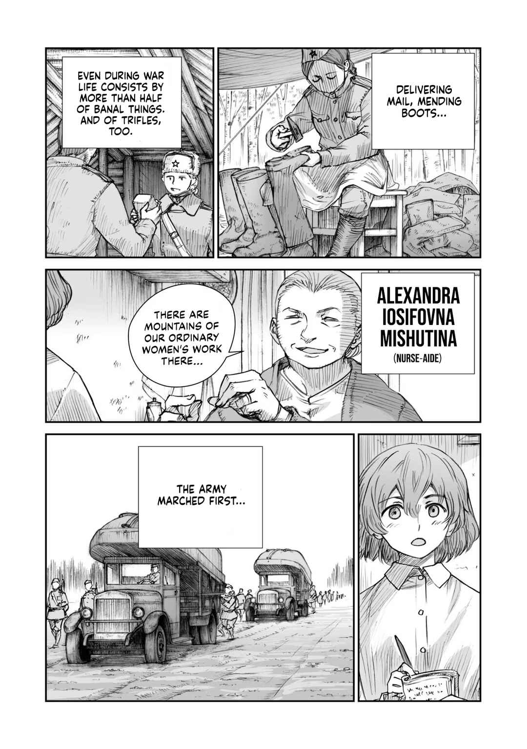 Page 4 Chapter 24 Sensou wa Onna no Kao wo Shiteinai