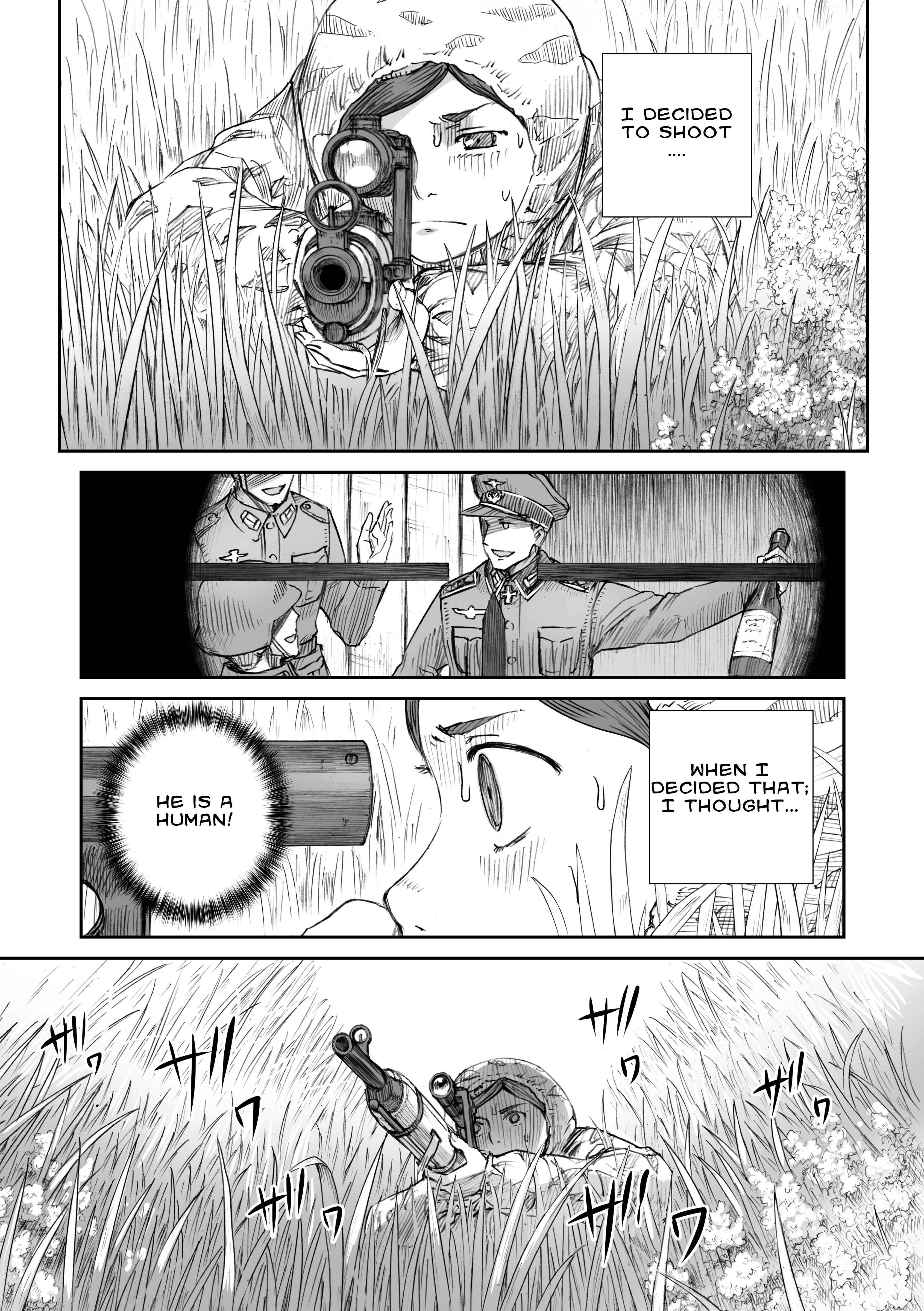 Page 15 Chapter 9.2 Sensou wa Onna no Kao wo Shiteinai