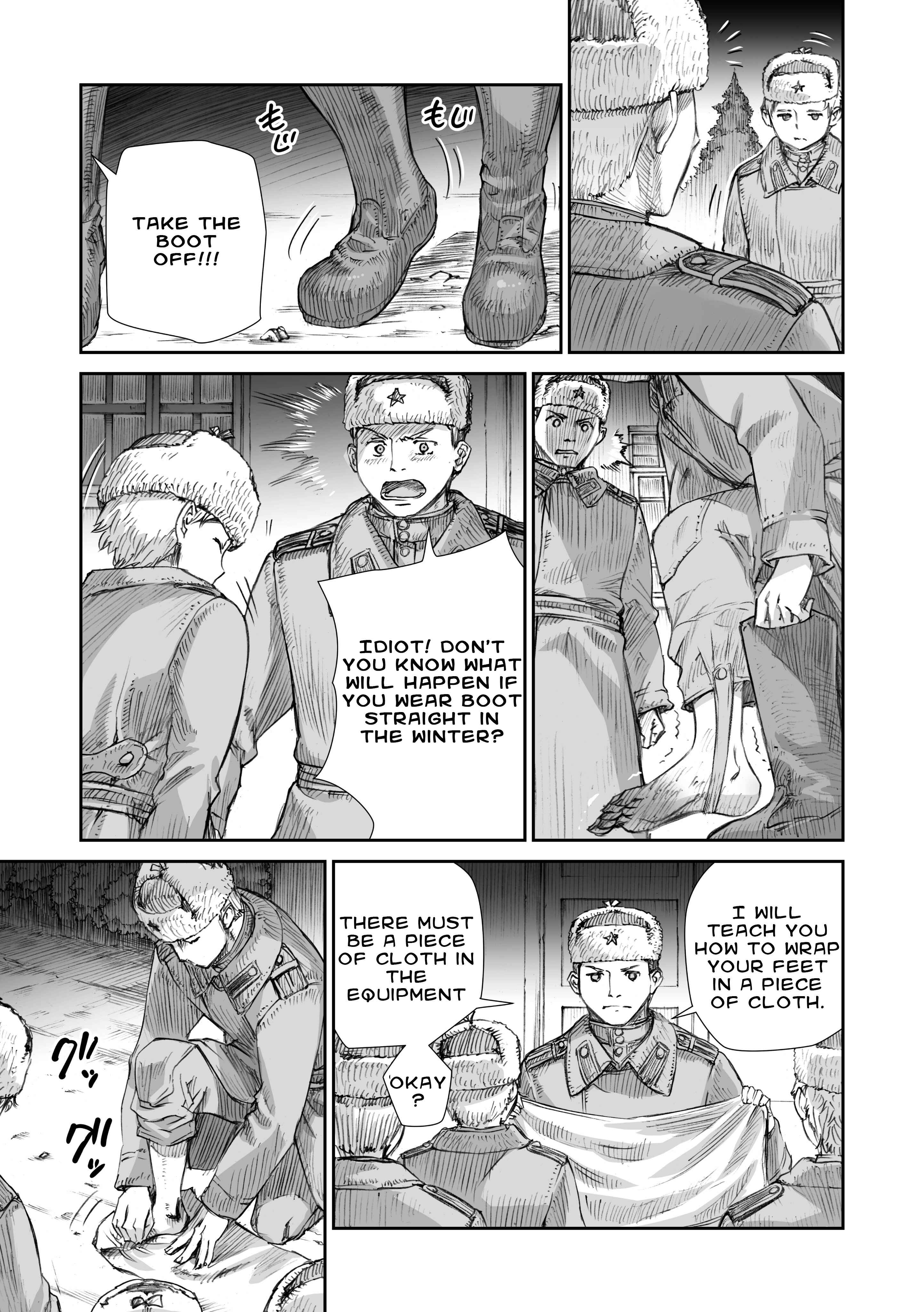 Page 3 Chapter 9.2 Sensou wa Onna no Kao wo Shiteinai