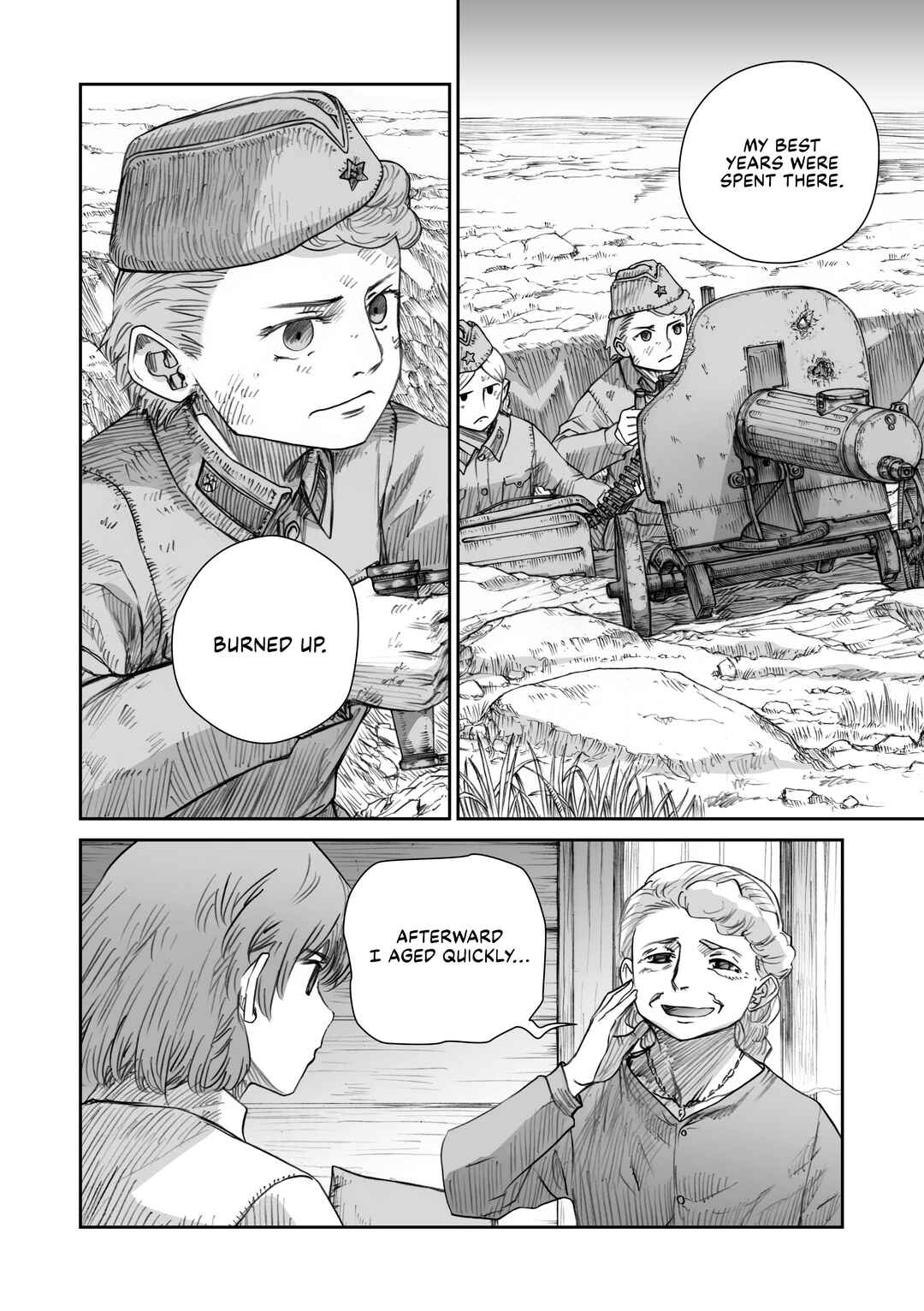 Page 10 Chapter 26 Sensou wa Onna no Kao wo Shiteinai