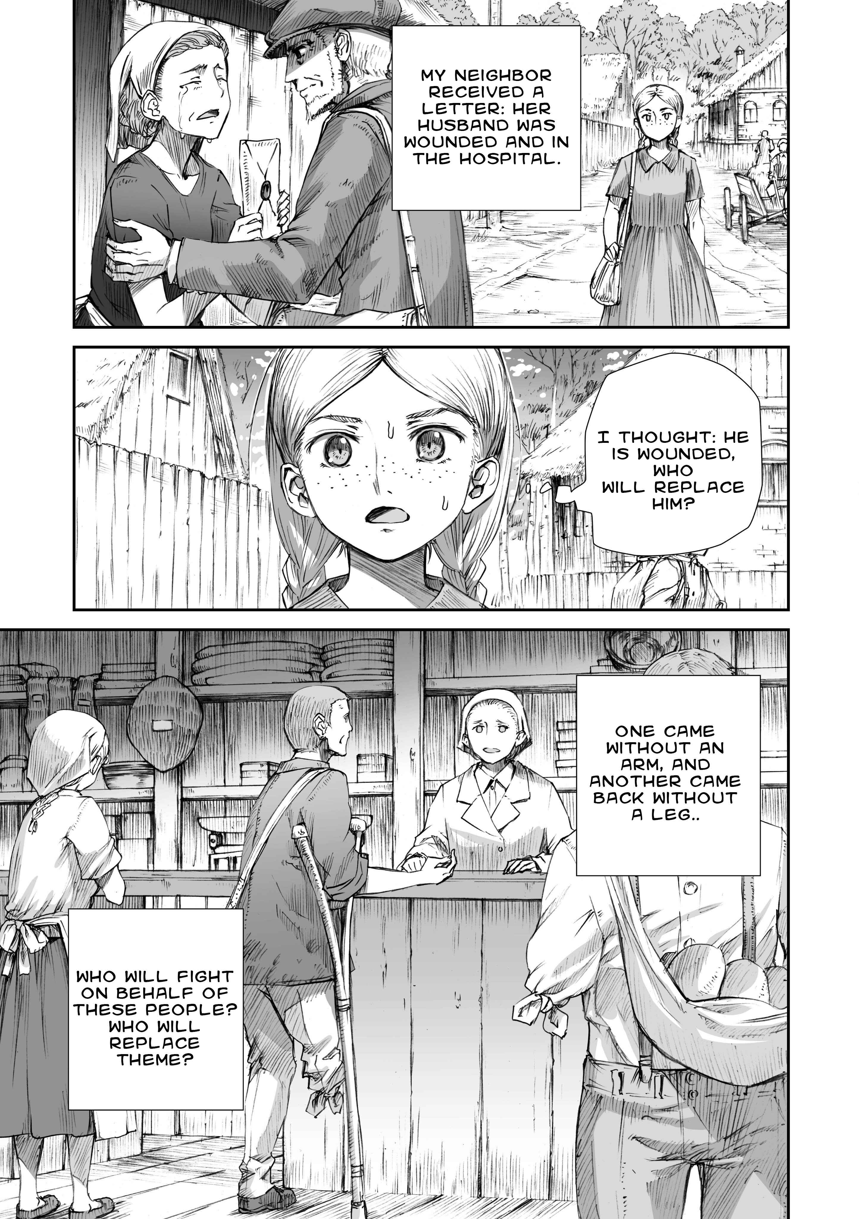 Page 3 Chapter 5 Sensou wa Onna no Kao wo Shiteinai