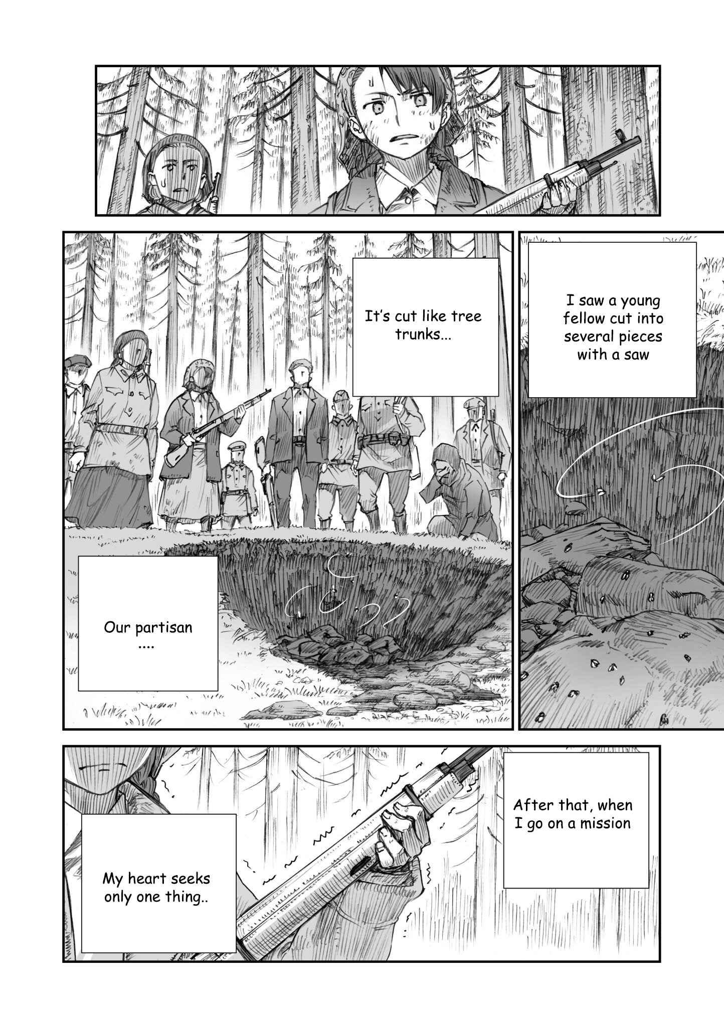 Page 10 Chapter 14 Sensou wa Onna no Kao wo Shiteinai