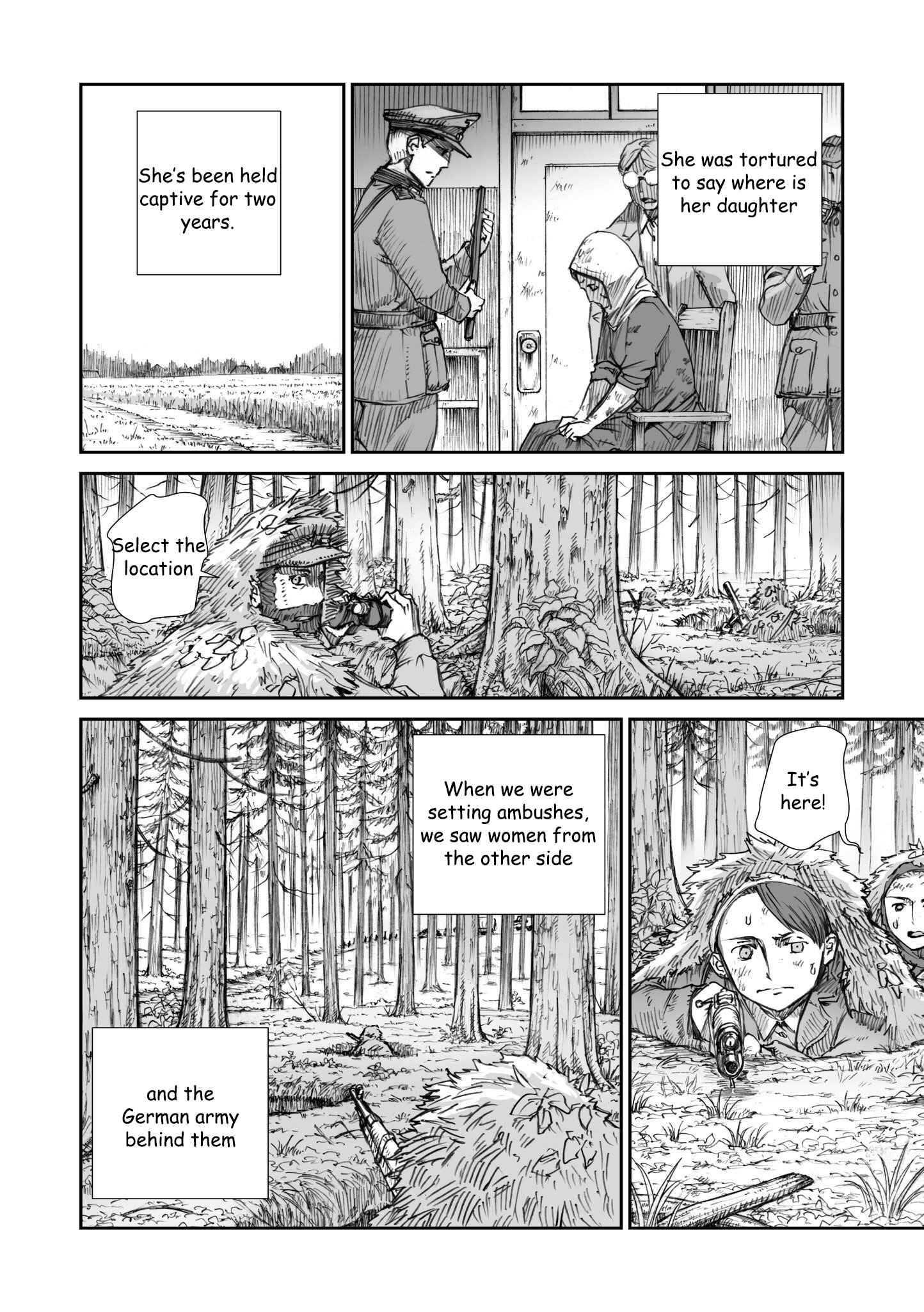 Page 2 Chapter 14 Sensou wa Onna no Kao wo Shiteinai