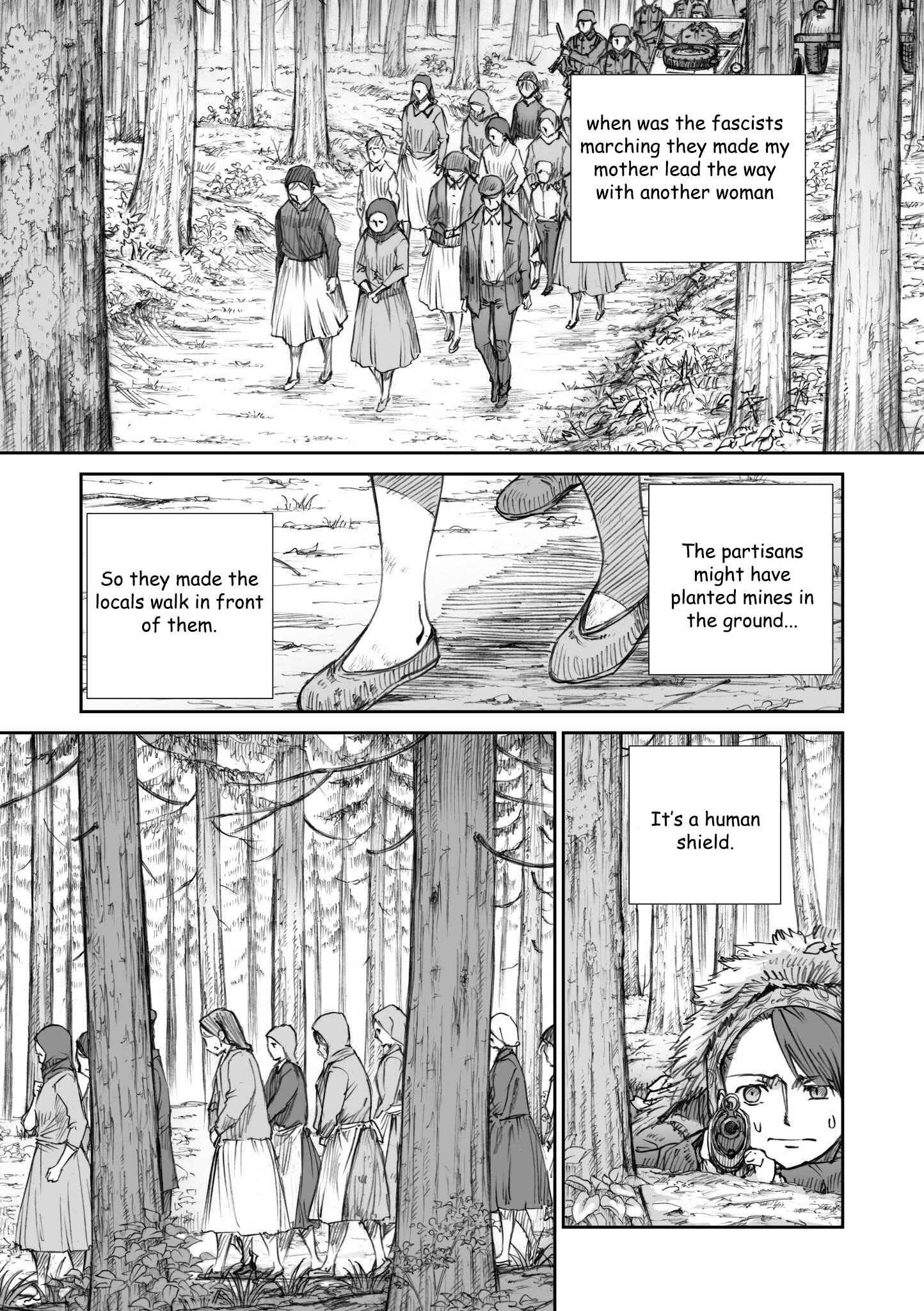 Page 3 Chapter 14 Sensou wa Onna no Kao wo Shiteinai
