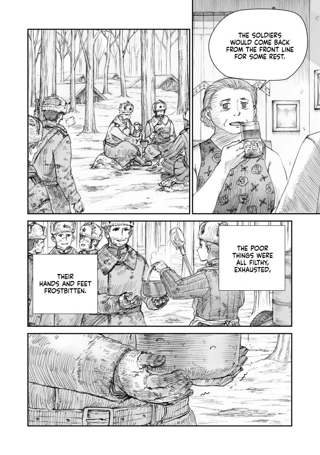 Page 10 Chapter 24.3 Sensou wa Onna no Kao wo Shiteinai