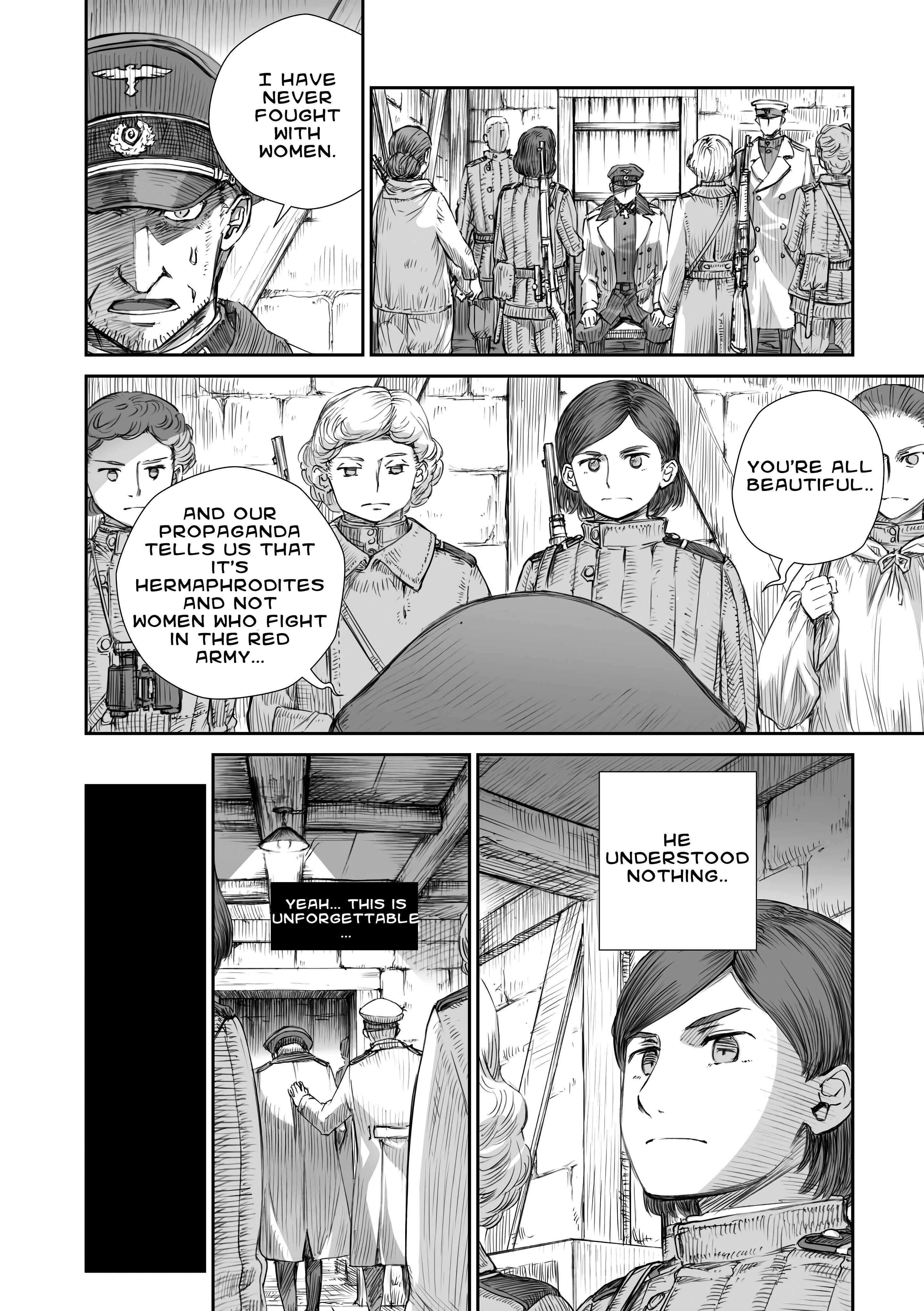 Page 12 Chapter 3 Sensou wa Onna no Kao wo Shiteinai