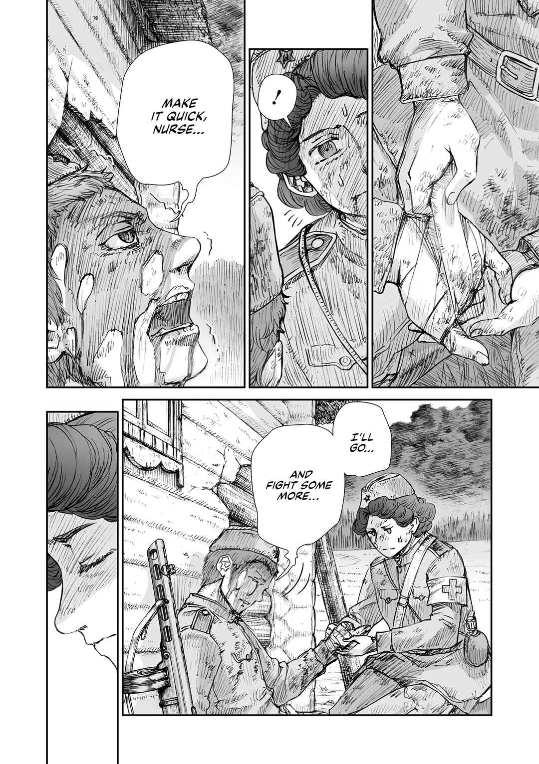 Page 6 Chapter 32.8 Sensou wa Onna no Kao wo Shiteinai