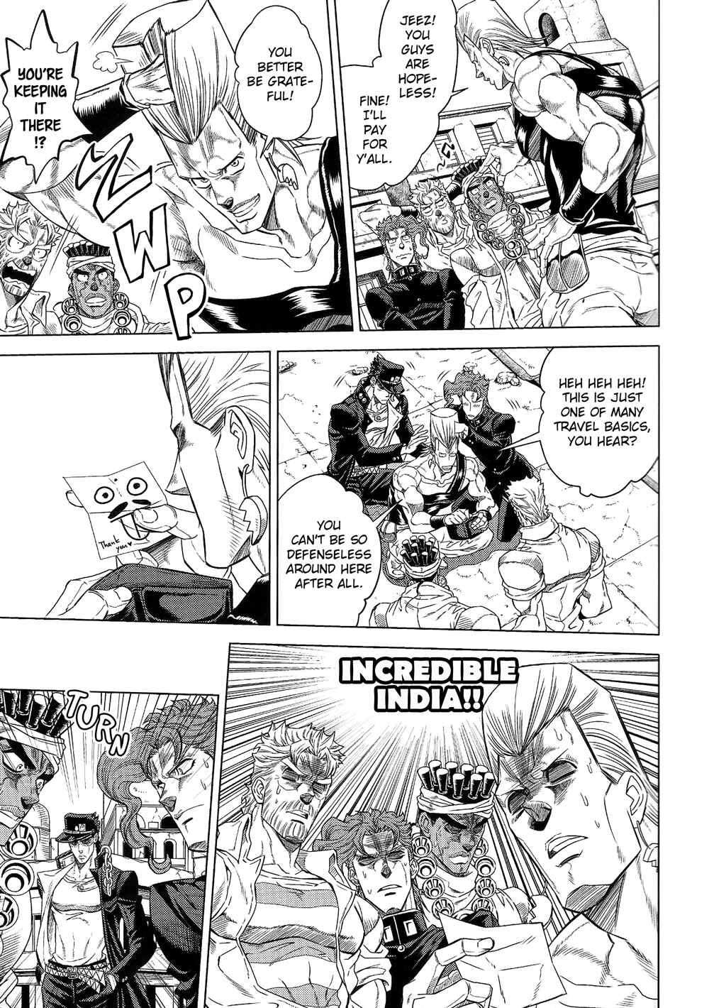 Page 6 Chapter Unknown_9c44 JoJos Bizarre Adventure - JoJos Group, Working in India (Doujinshi)