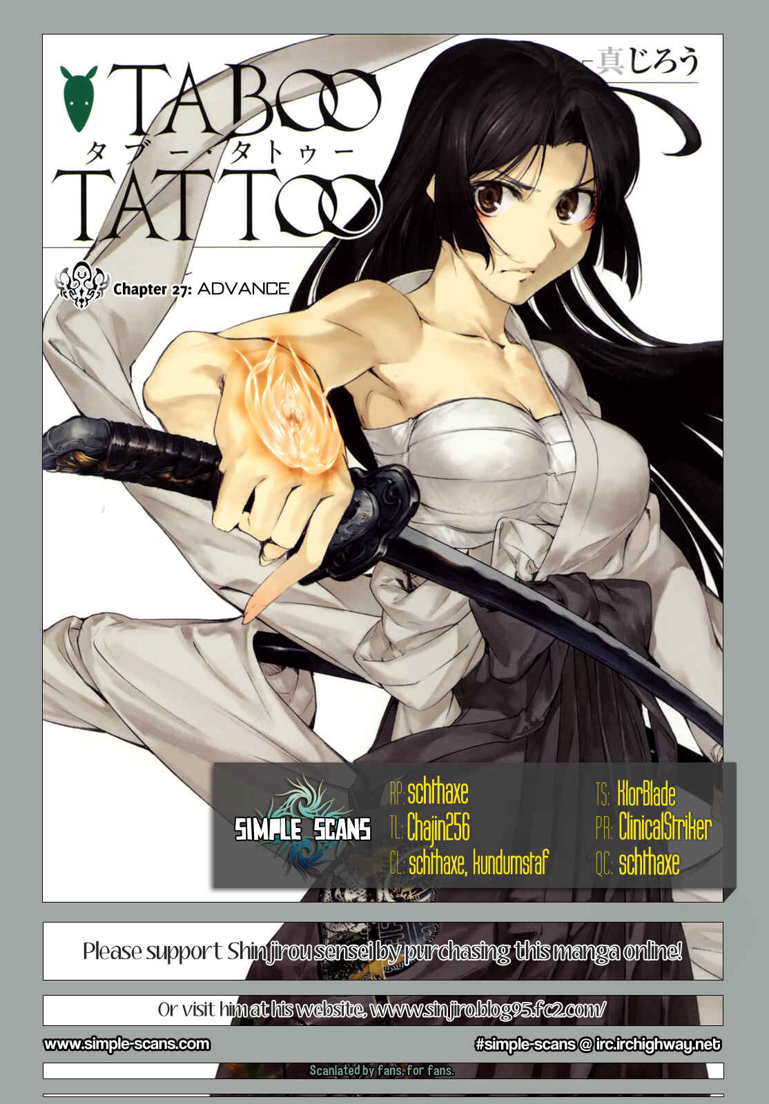 Page 1 Chapter 27 Taboo-Tattoo