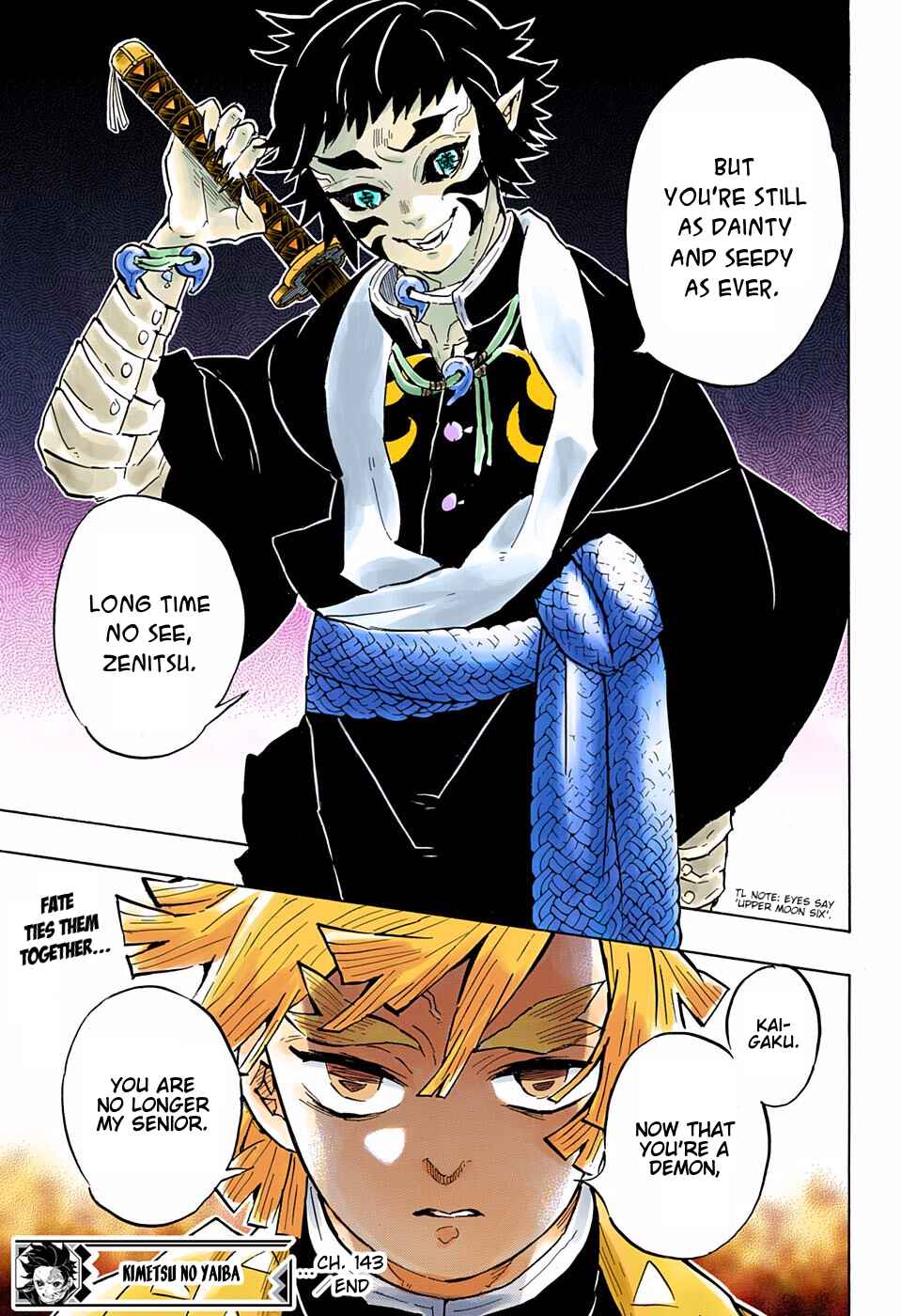 Page 19 Chapter 143 Demon Slayer: Kimetsu no Yaiba (Official Colored)