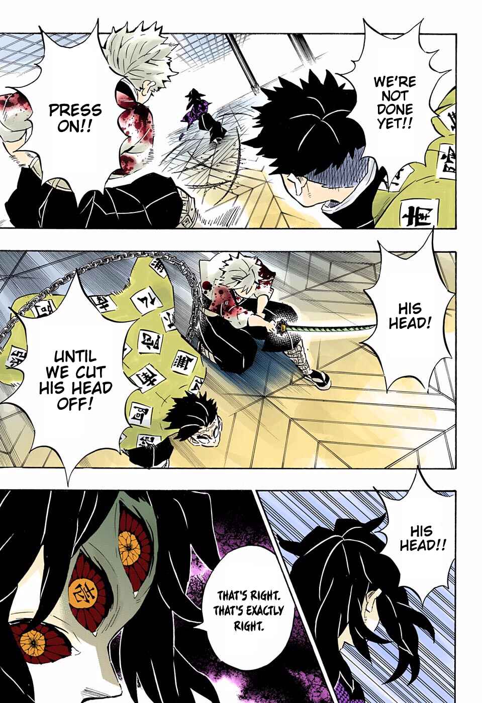 Page 14 Chapter 171 Demon Slayer: Kimetsu no Yaiba (Official Colored)