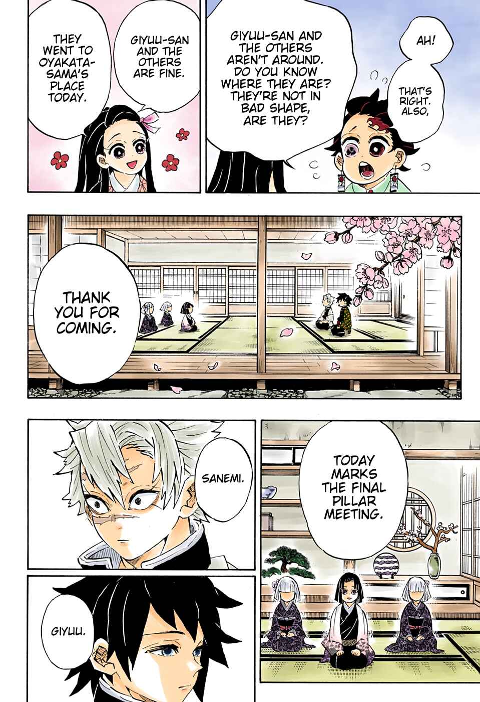 Page 12 Chapter 204 Demon Slayer: Kimetsu no Yaiba (Official Colored)