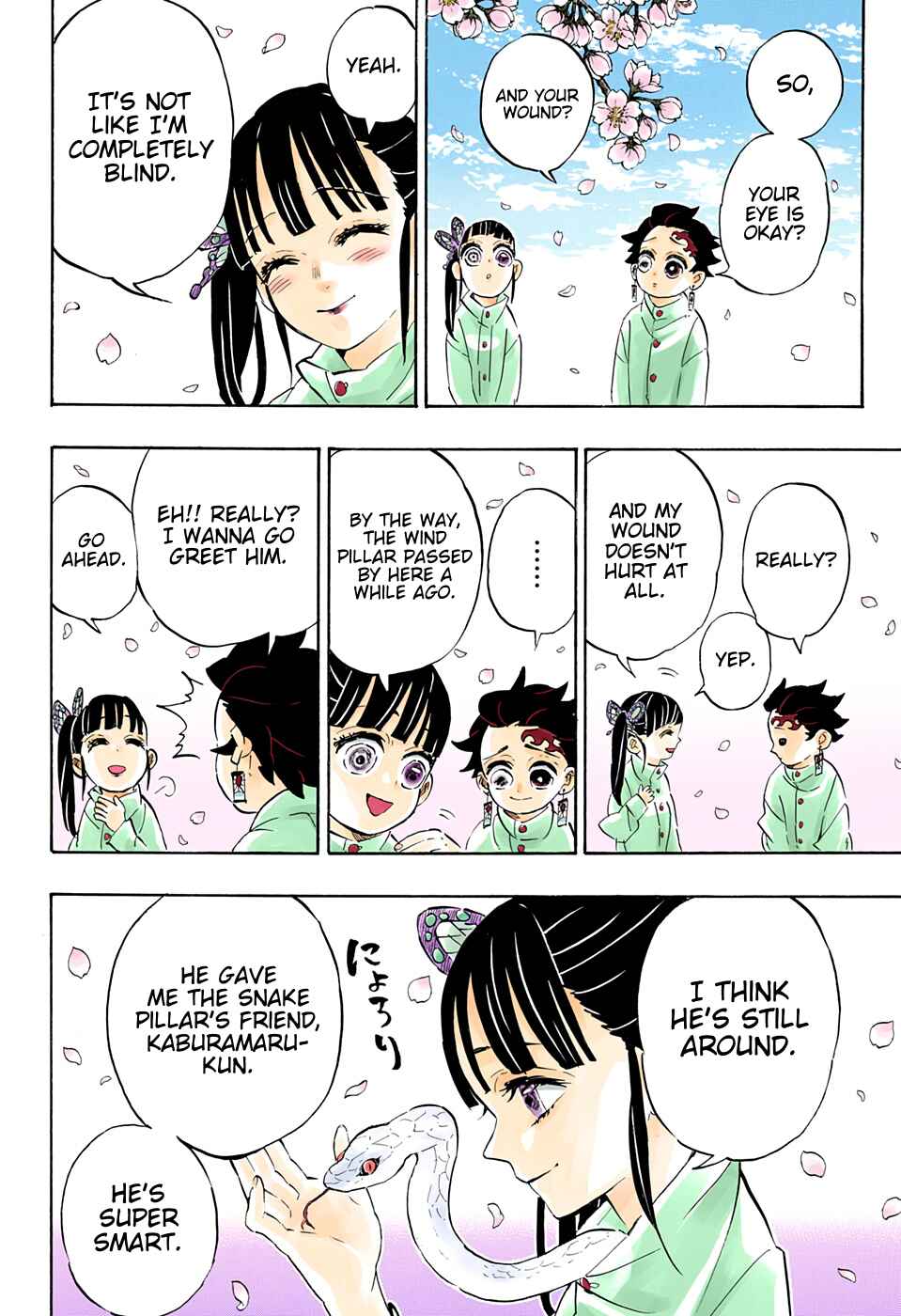 Page 22 Chapter 204 Demon Slayer: Kimetsu no Yaiba (Official Colored)
