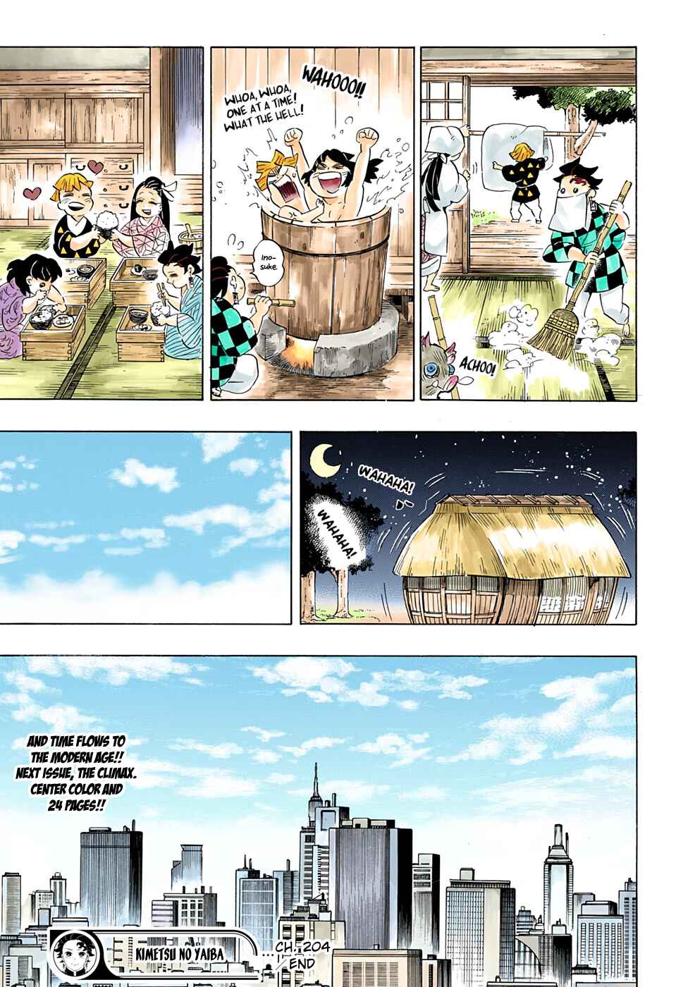 Page 29 Chapter 204 Demon Slayer: Kimetsu no Yaiba (Official Colored)