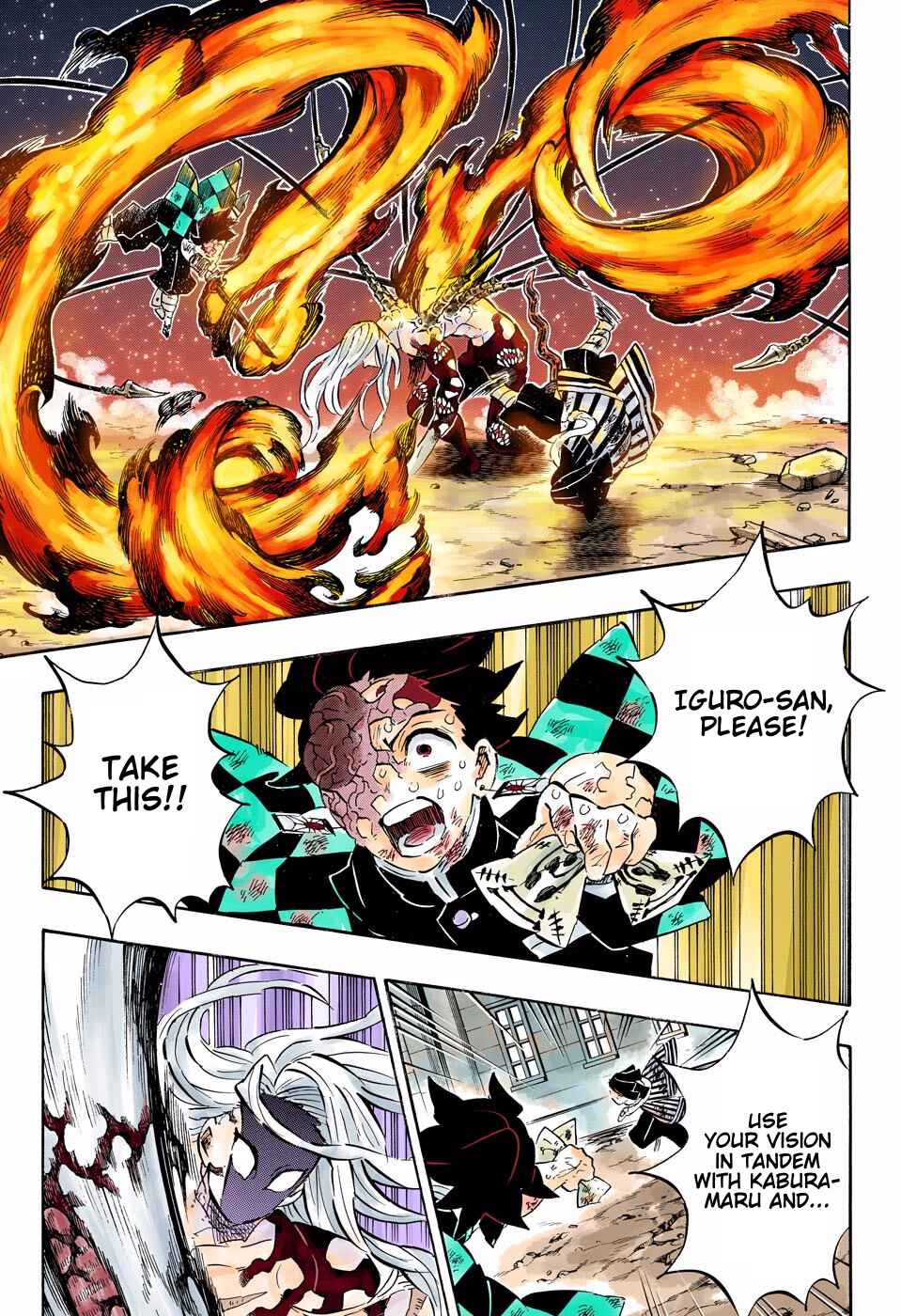 Page 13 Chapter 195 Demon Slayer: Kimetsu no Yaiba (Official Colored)