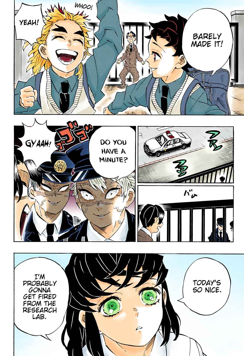 Page 23 Chapter 205 Demon Slayer: Kimetsu no Yaiba (Official Colored)