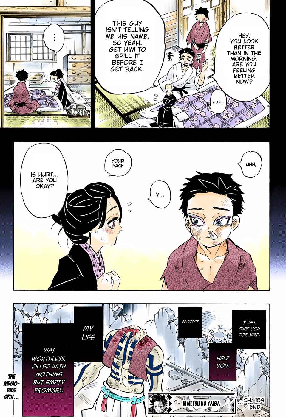 Page 19 Chapter 154 Demon Slayer: Kimetsu no Yaiba (Official Colored)