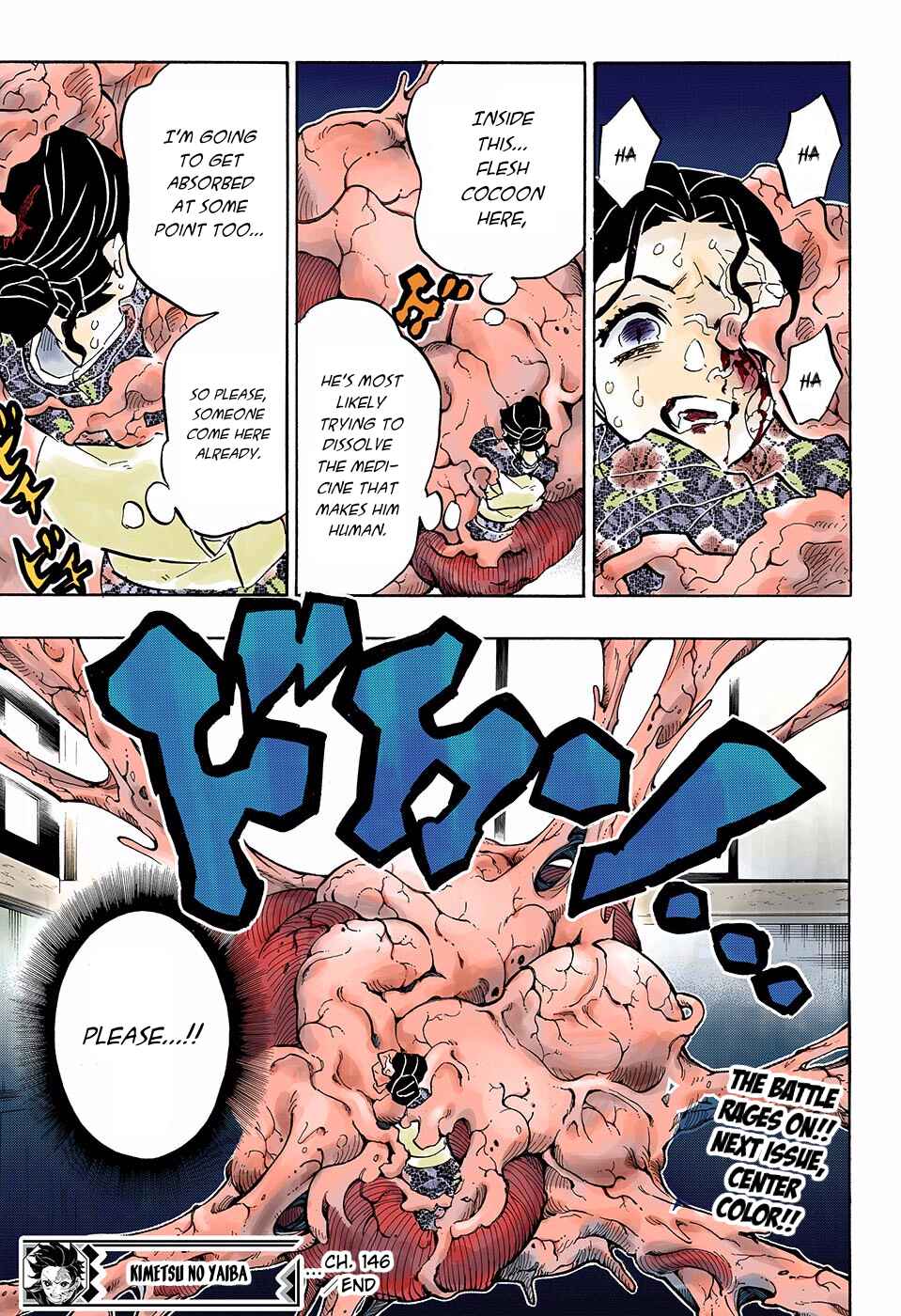 Page 19 Chapter 146 Demon Slayer: Kimetsu no Yaiba (Official Colored)