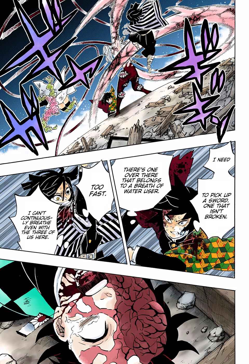 Page 9 Chapter 185 Demon Slayer: Kimetsu no Yaiba (Official Colored)