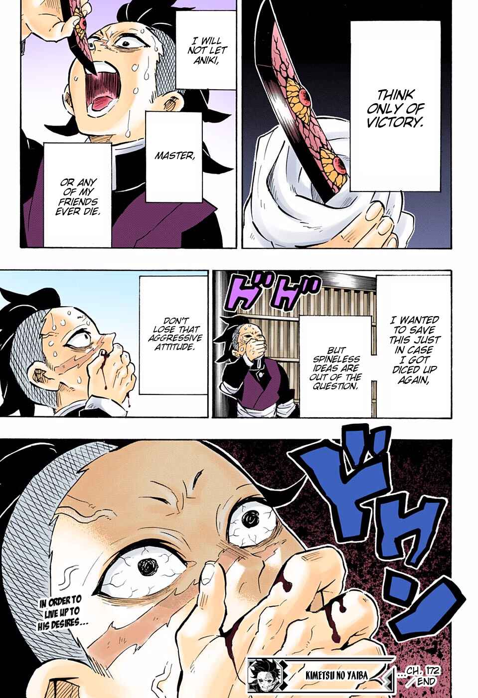 Page 19 Chapter 172 Demon Slayer: Kimetsu no Yaiba (Official Colored)