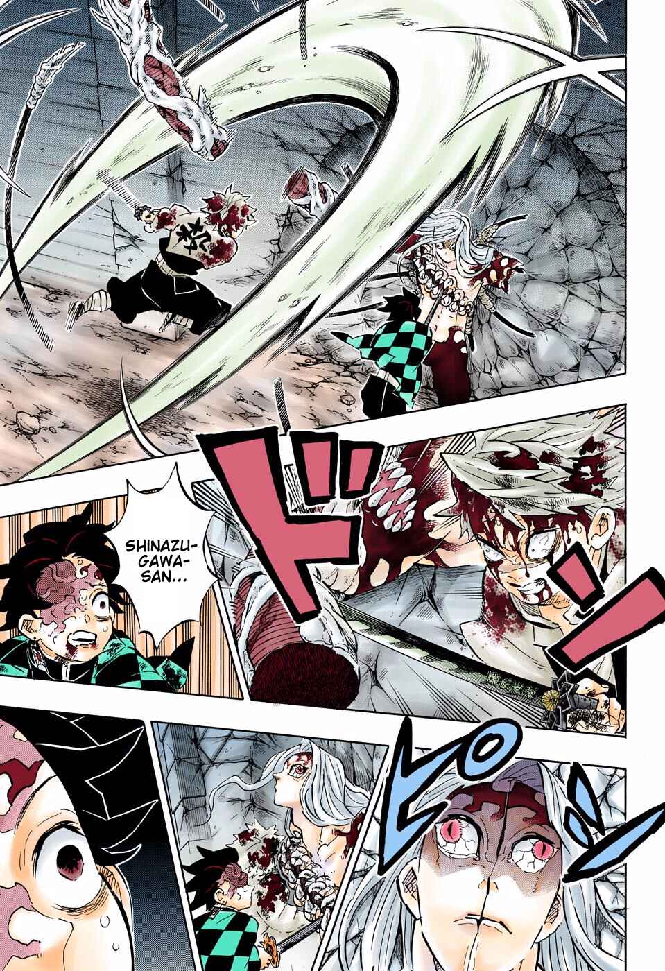 Page 17 Chapter 198 Demon Slayer: Kimetsu no Yaiba (Official Colored)