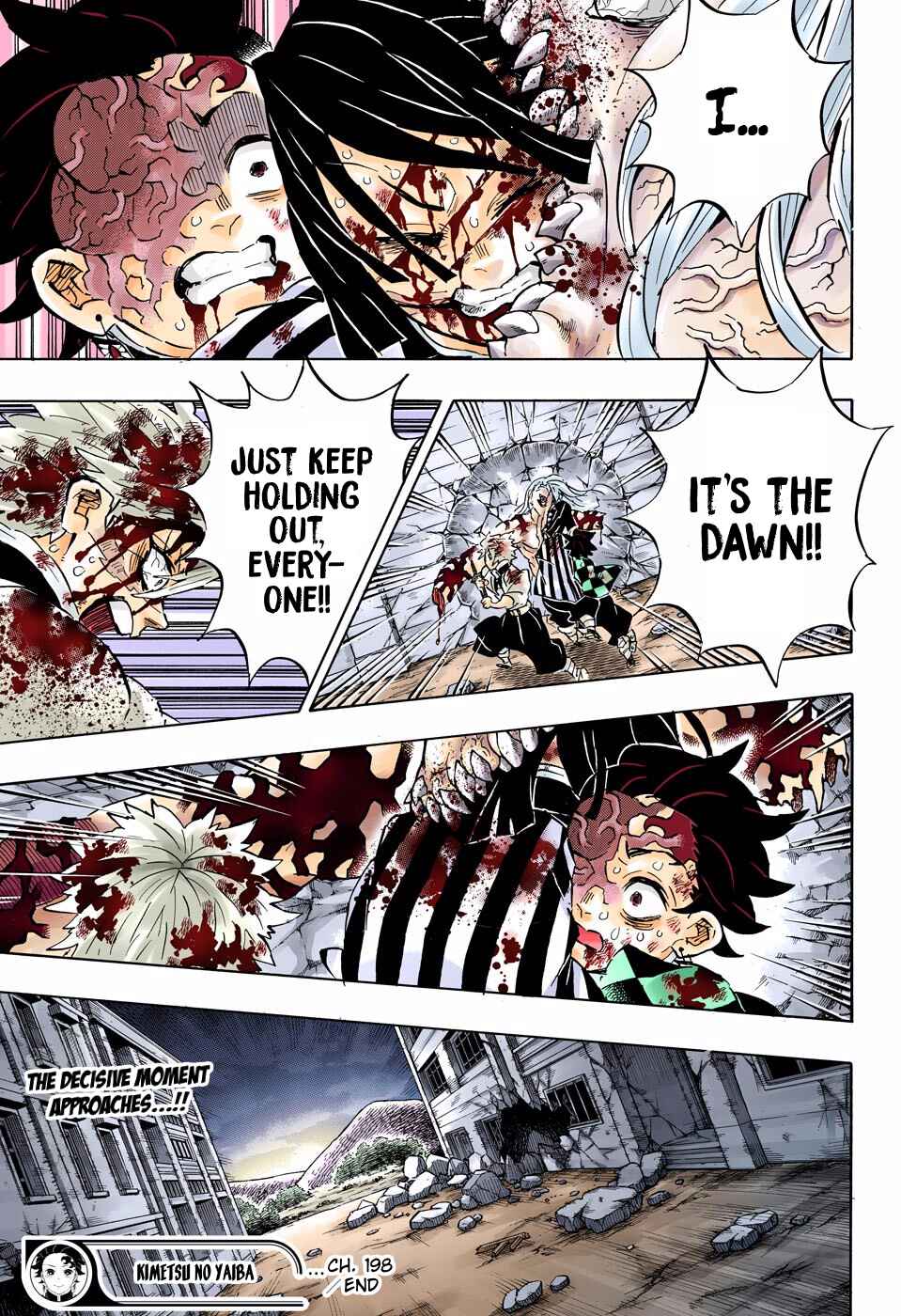 Page 19 Chapter 198 Demon Slayer: Kimetsu no Yaiba (Official Colored)