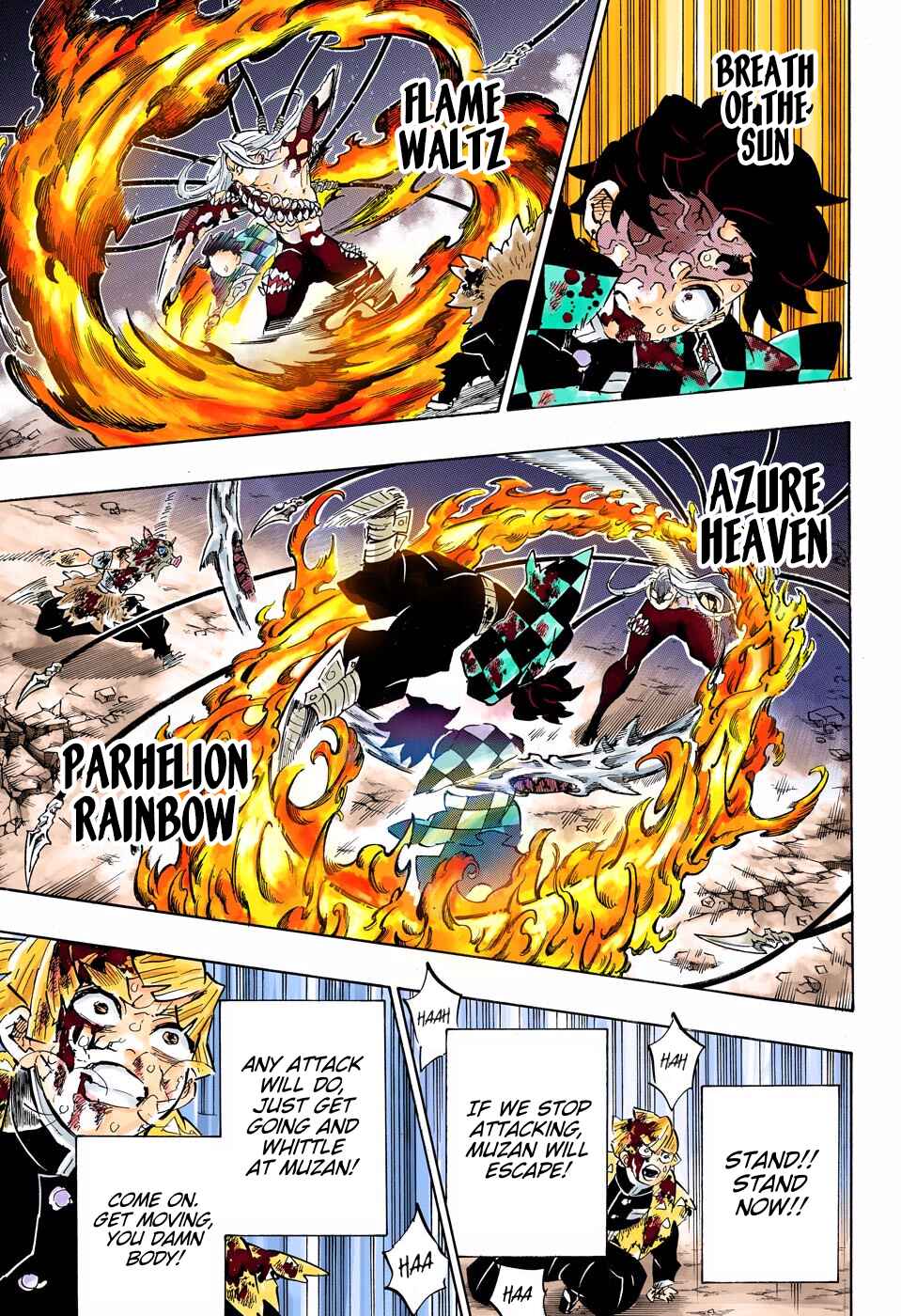 Page 9 Chapter 198 Demon Slayer: Kimetsu no Yaiba (Official Colored)