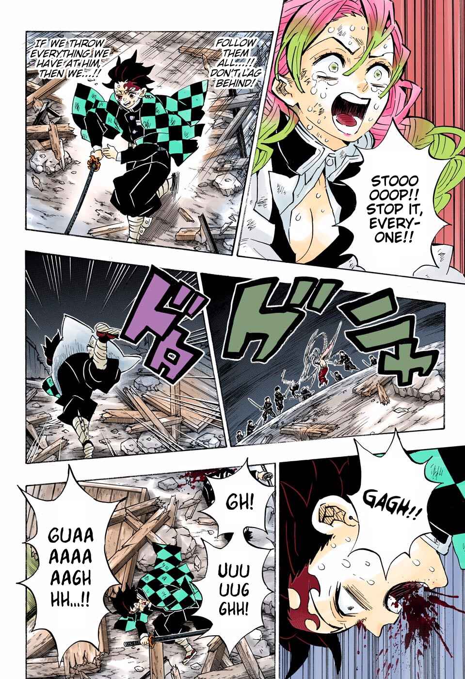 Page 15 Chapter 184 Demon Slayer: Kimetsu no Yaiba (Official Colored)