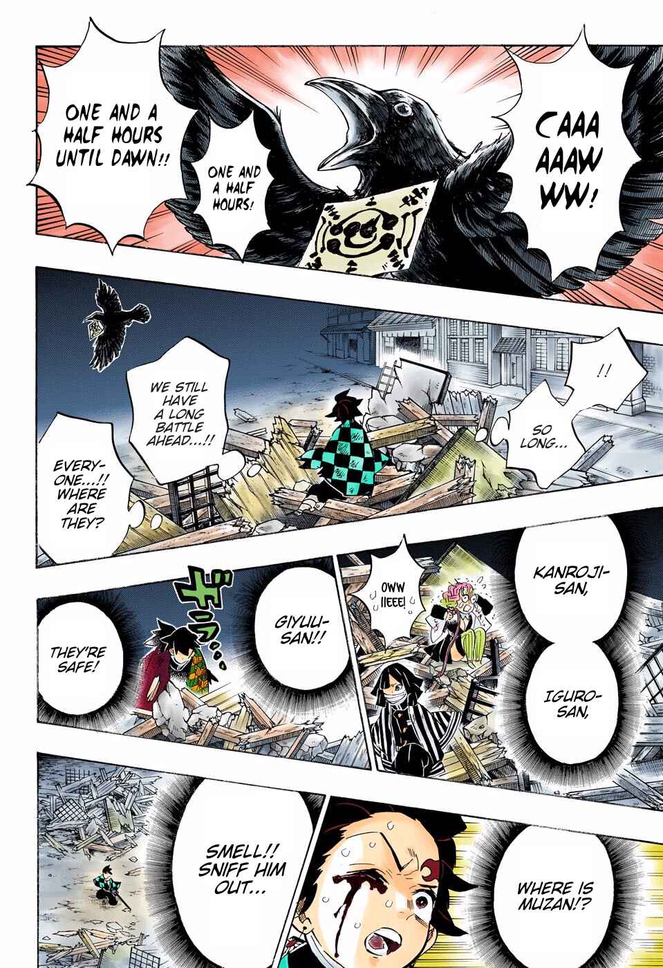 Page 4 Chapter 184 Demon Slayer: Kimetsu no Yaiba (Official Colored)