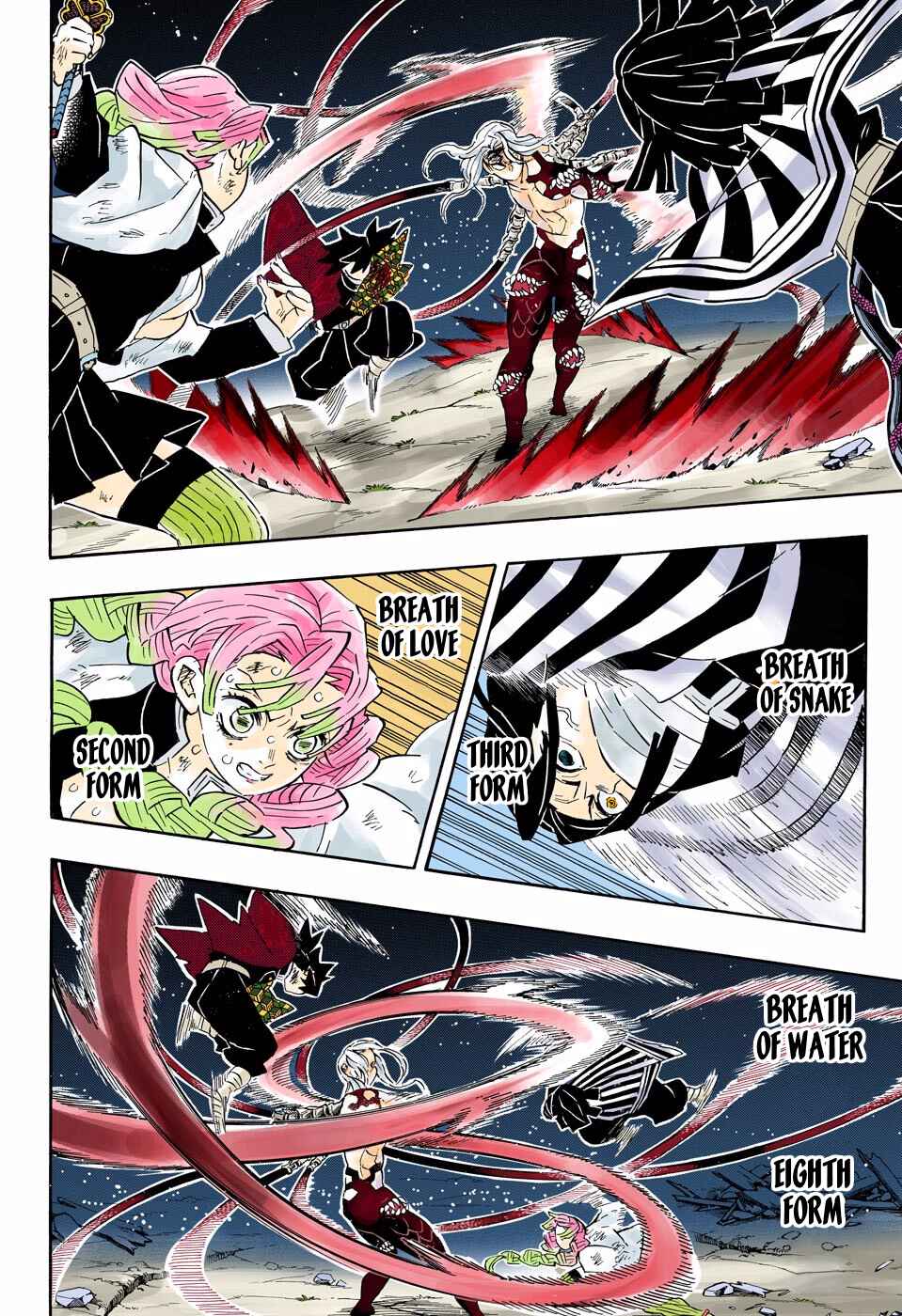 Page 8 Chapter 184 Demon Slayer: Kimetsu no Yaiba (Official Colored)