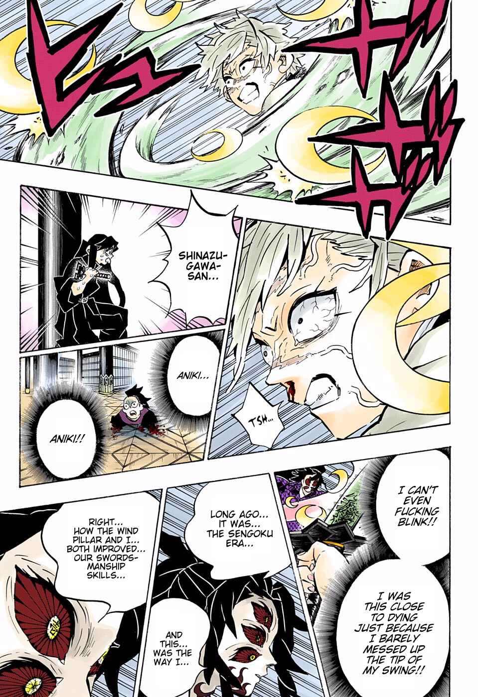 Page 13 Chapter 167 Demon Slayer: Kimetsu no Yaiba (Official Colored)