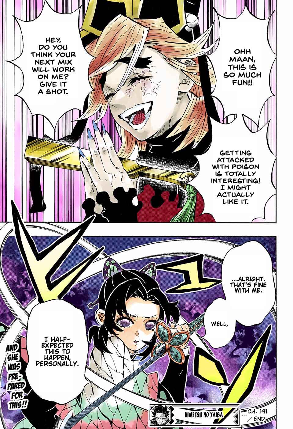 Page 19 Chapter 141 Demon Slayer: Kimetsu no Yaiba (Official Colored)