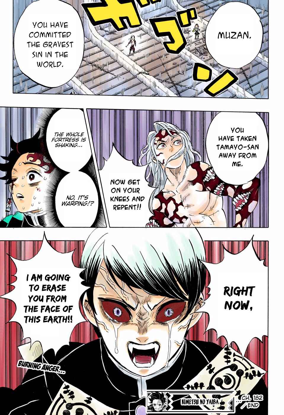 Page 24 Chapter 182 Demon Slayer: Kimetsu no Yaiba (Official Colored)