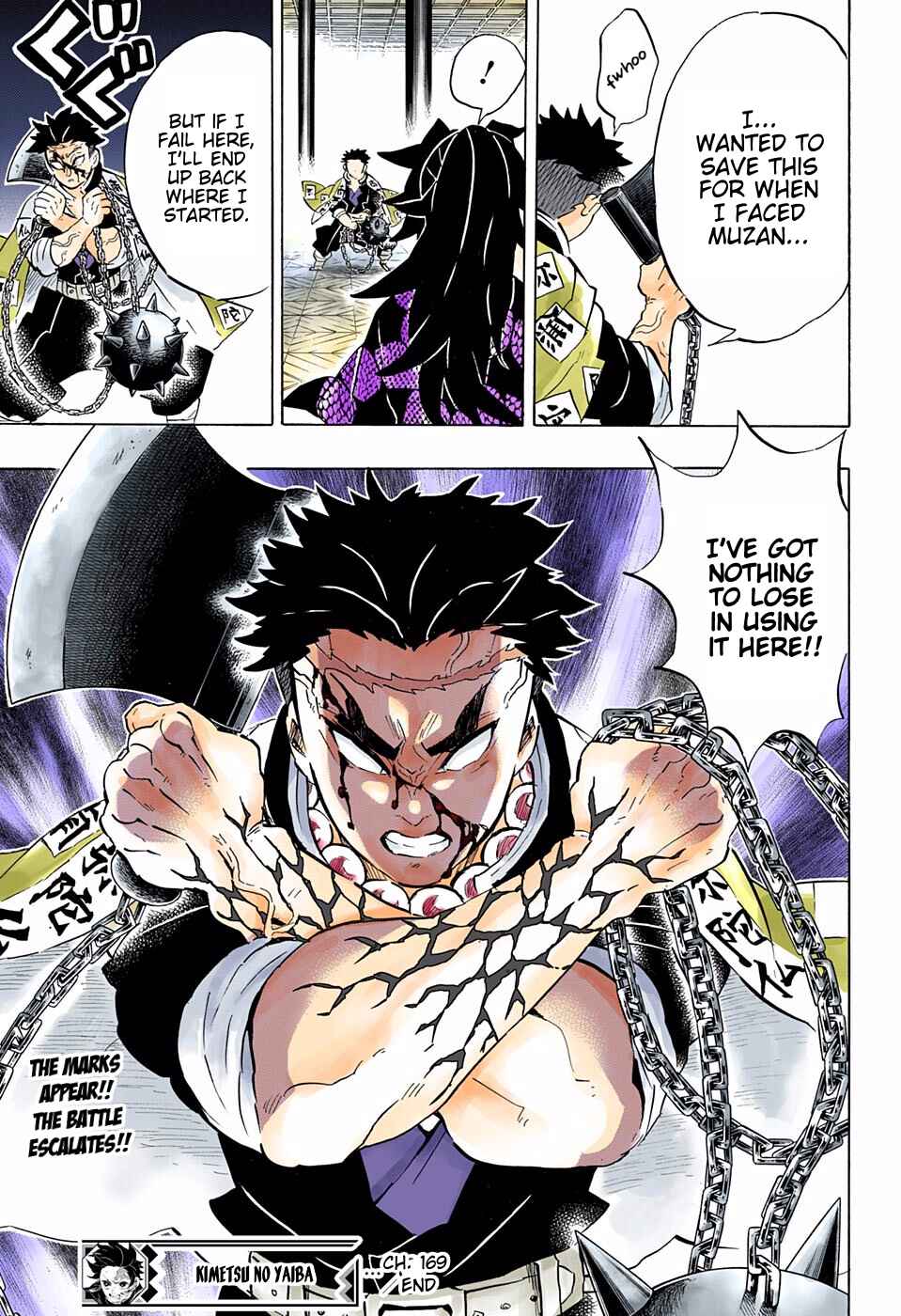 Page 18 Chapter 169 Demon Slayer: Kimetsu no Yaiba (Official Colored)