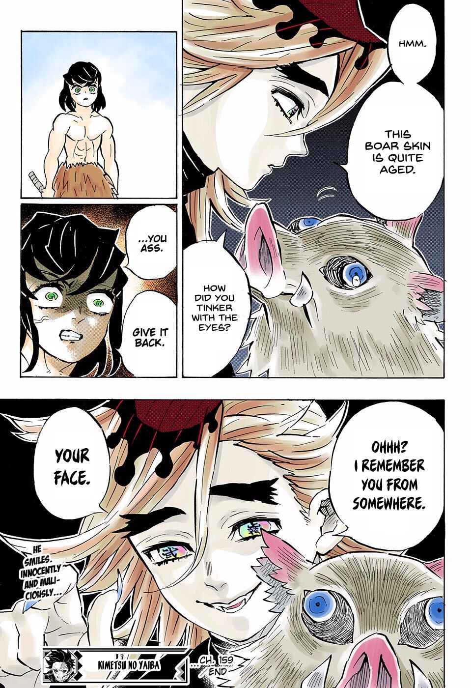 Page 19 Chapter 159 Demon Slayer: Kimetsu no Yaiba (Official Colored)