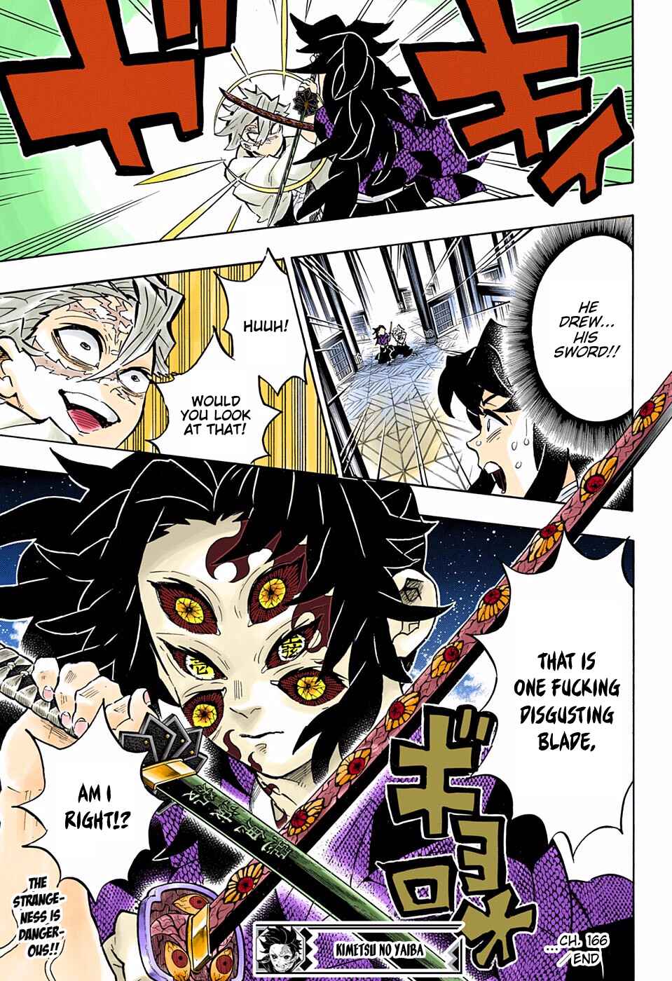 Page 19 Chapter 166 Demon Slayer: Kimetsu no Yaiba (Official Colored)