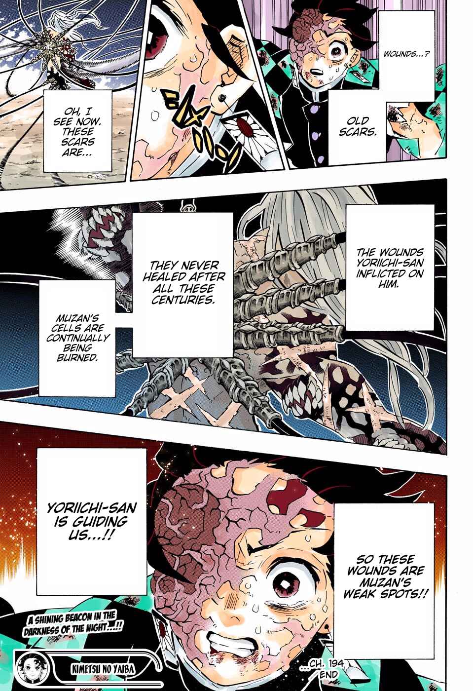 Page 19 Chapter 194 Demon Slayer: Kimetsu no Yaiba (Official Colored)