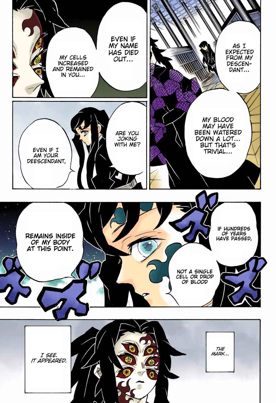 Page 11 Chapter 165 Demon Slayer: Kimetsu no Yaiba (Official Colored)