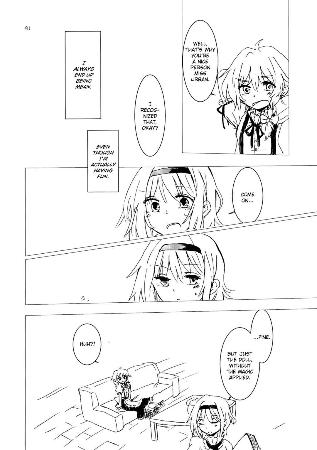 Page 18 Chapter Unknown_d332 Touhou - Suki na Hito wa Mahoutsukai (Doujinshi)