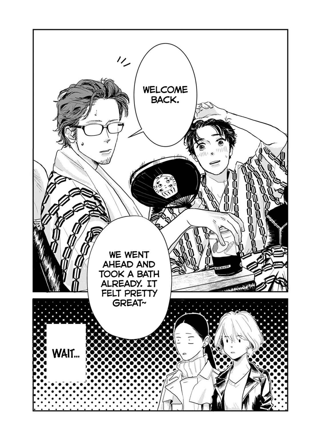 Page 9 Chapter 9.4 Me no Doku Sugiru Shokuba no Futari