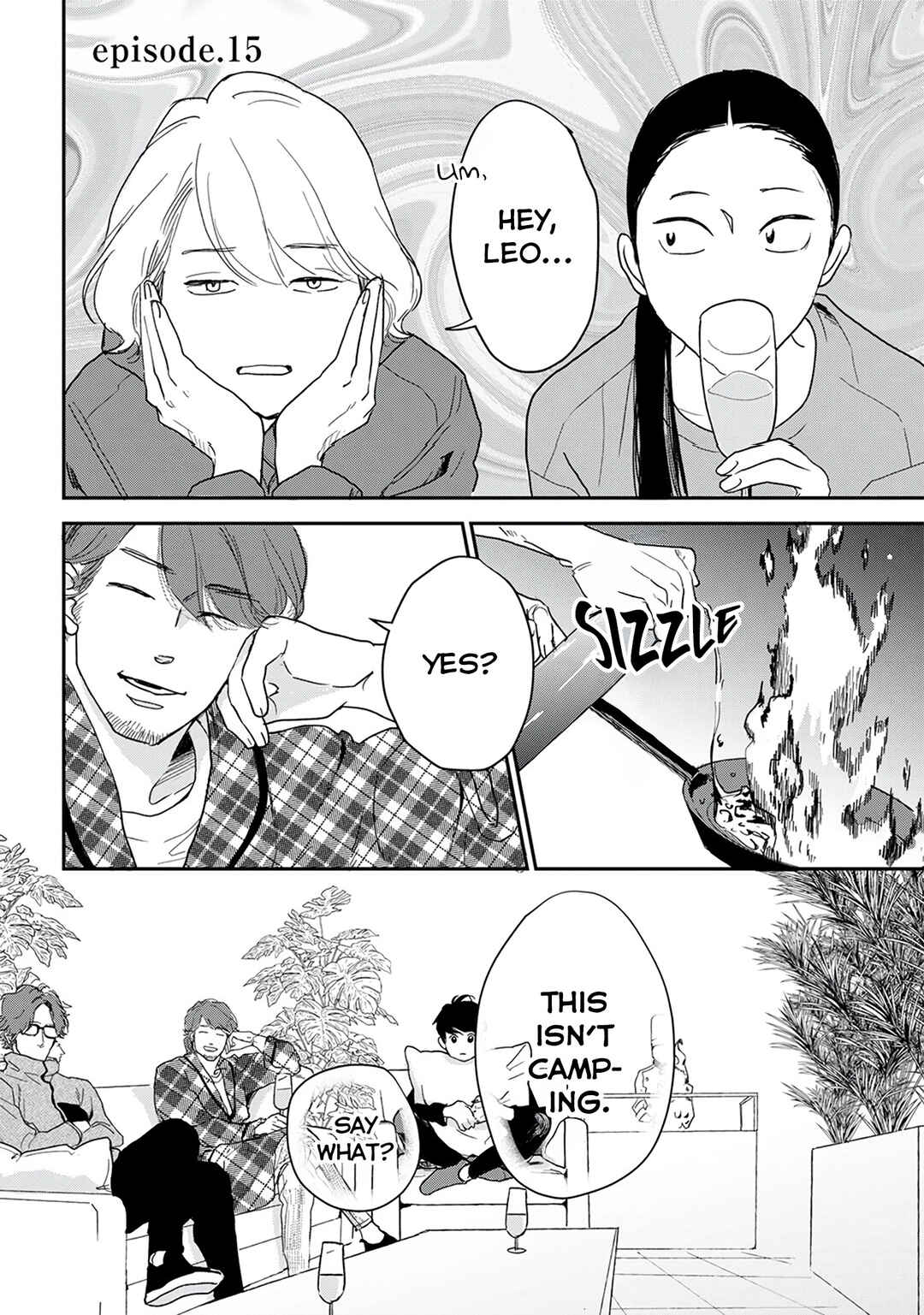 Page 1 Chapter 15 Me no Doku Sugiru Shokuba no Futari